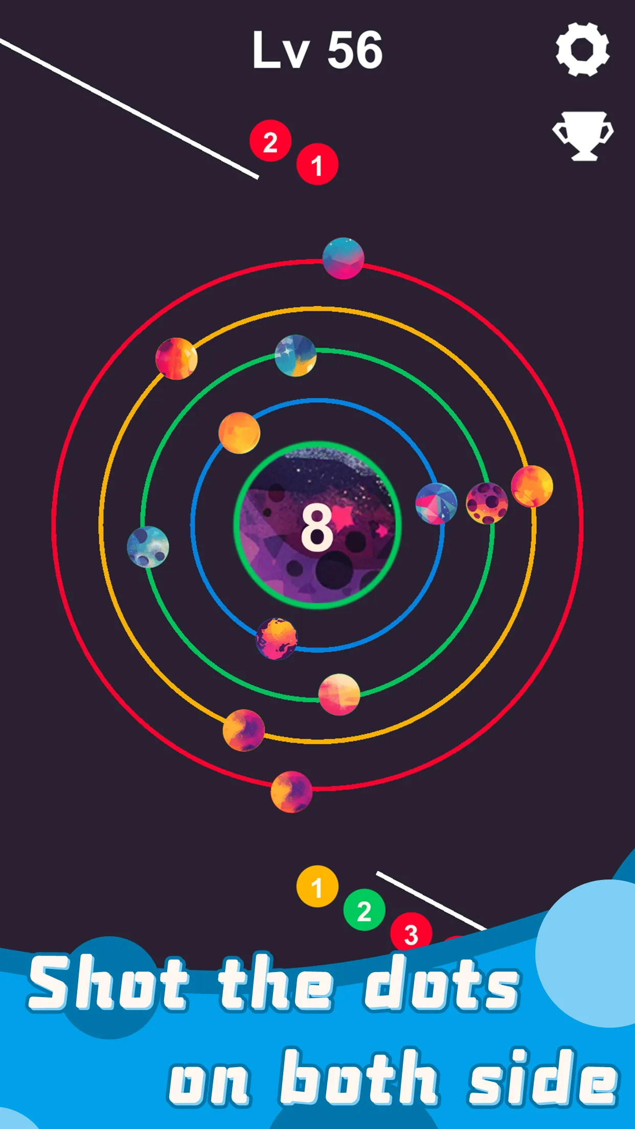 Dots Order 2 - Dual Orbits | Indus Appstore | Screenshot