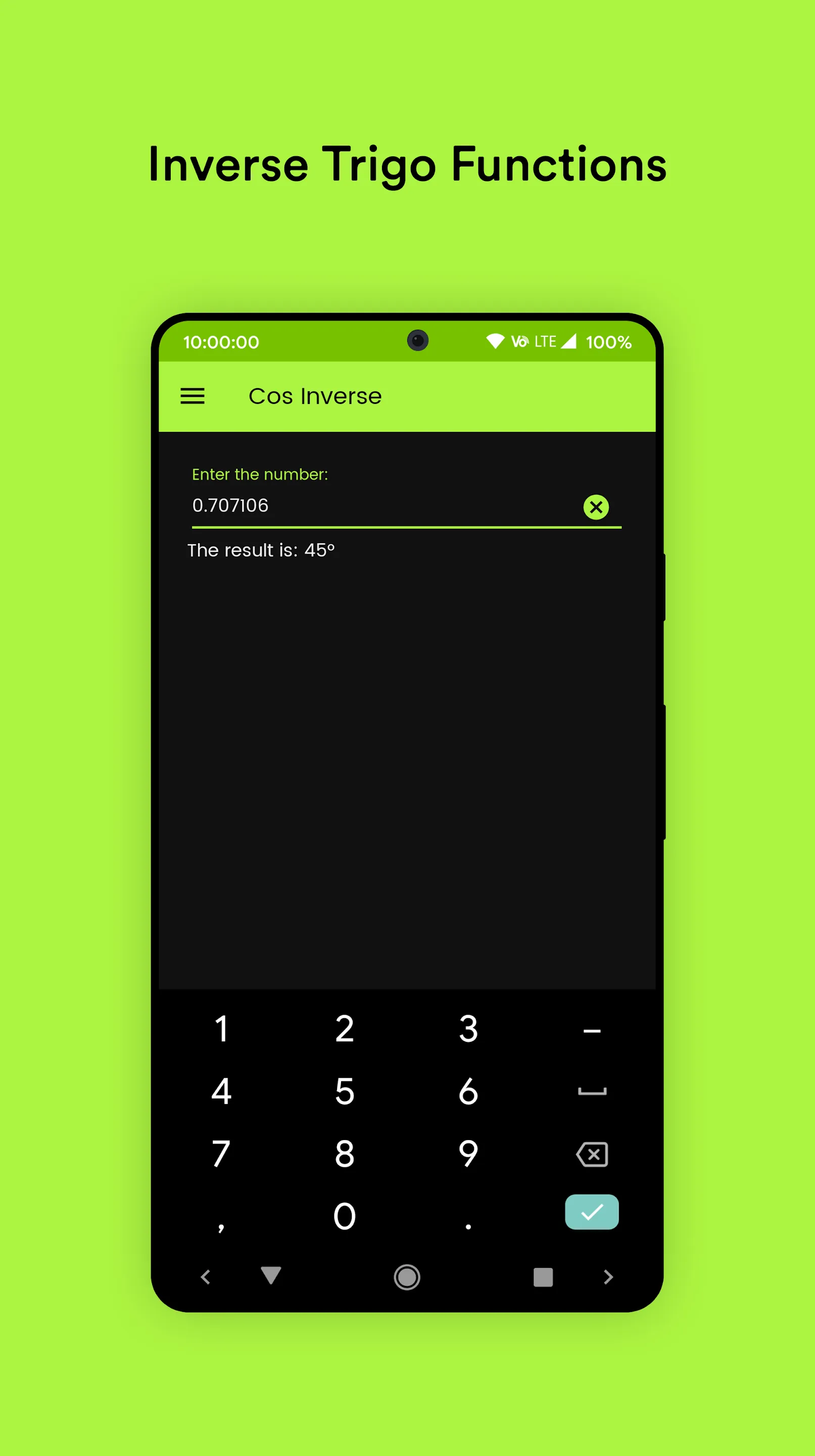 Log and Antilog Calculator | Indus Appstore | Screenshot