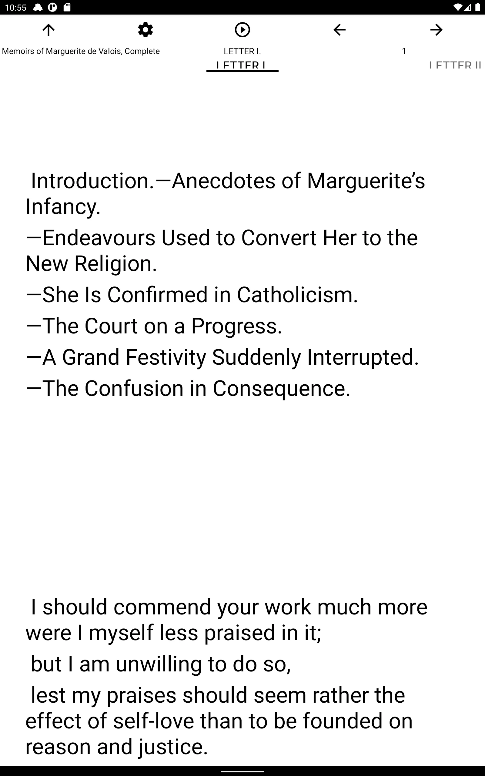 Book, Memoirs of Marguerite de | Indus Appstore | Screenshot