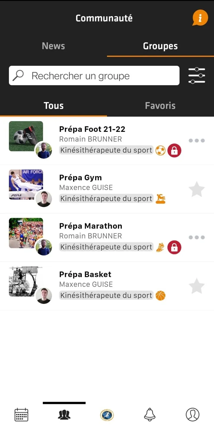 KSC - Kiné Sport Concept | Indus Appstore | Screenshot