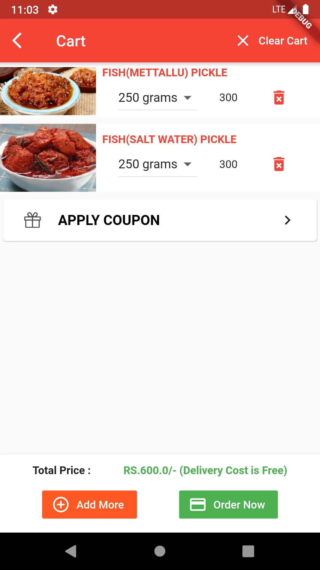 Non veg Pickles/Godavari Pickl | Indus Appstore | Screenshot