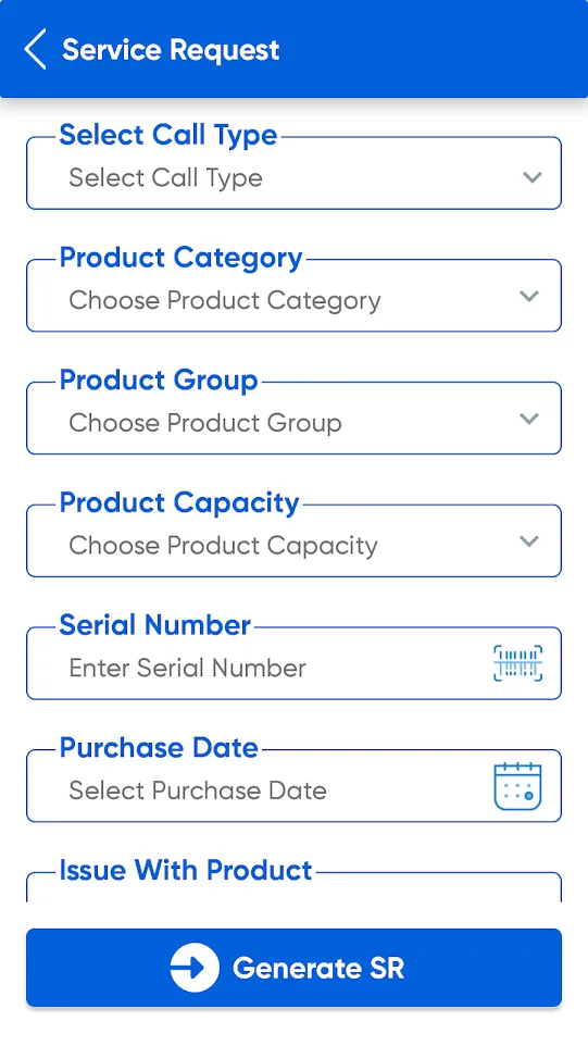 Voltas Vcare Blue | Indus Appstore | Screenshot