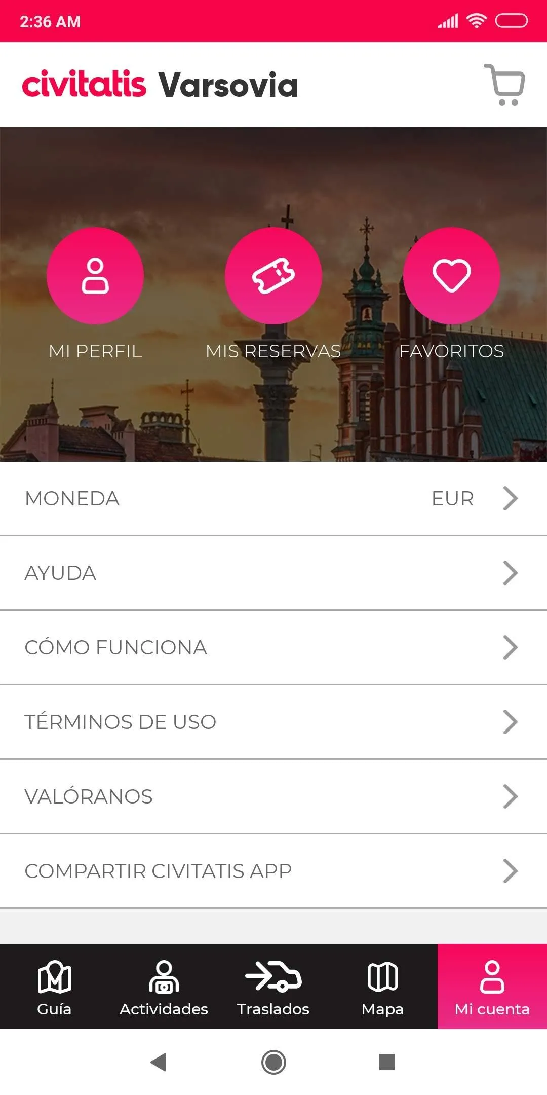 Guía de Varsovia por Civitatis | Indus Appstore | Screenshot