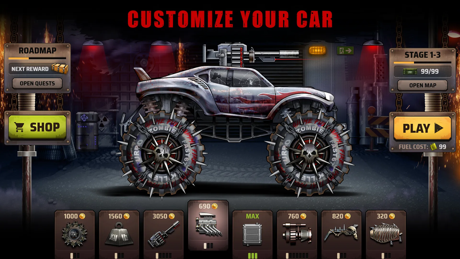 Zombie Hill Racing: Earn Climb | Indus Appstore | Screenshot