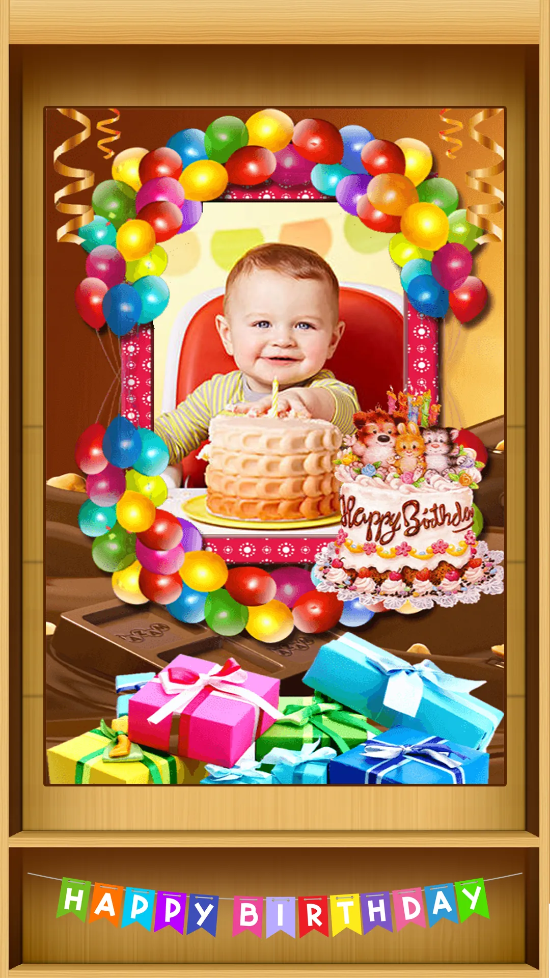 Happy Birthday Frames | Indus Appstore | Screenshot