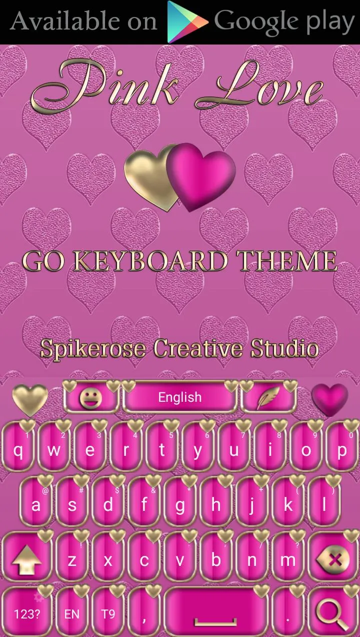 Pink Love Go Locker theme | Indus Appstore | Screenshot