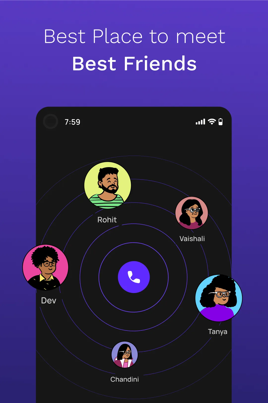 Vibely - Make new friends! | Indus Appstore | Screenshot