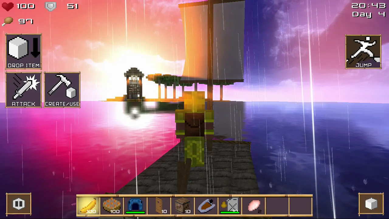 Cube Life: Island Survival | Indus Appstore | Screenshot