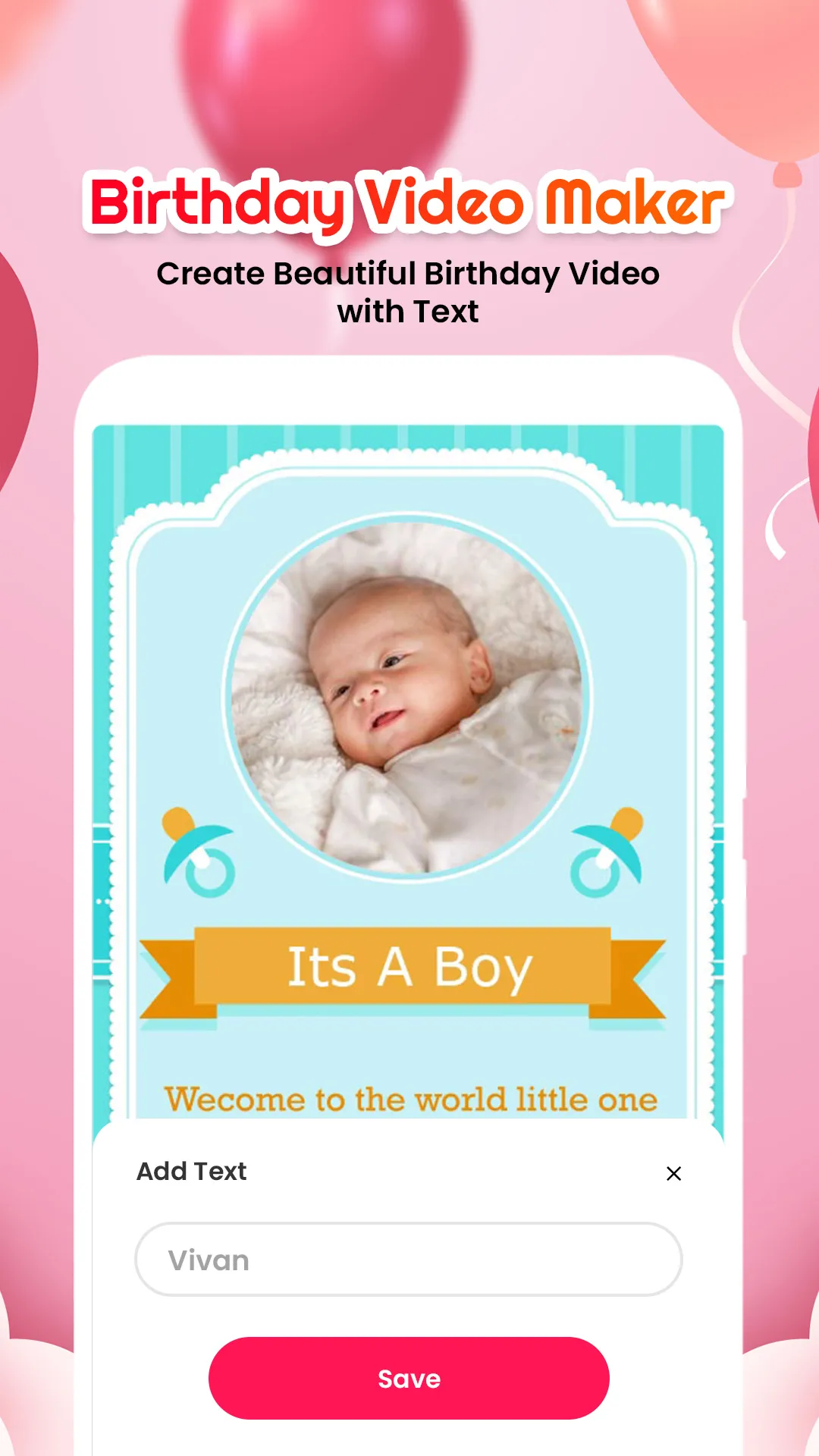Birthday Video Maker With Song | Indus Appstore | Screenshot