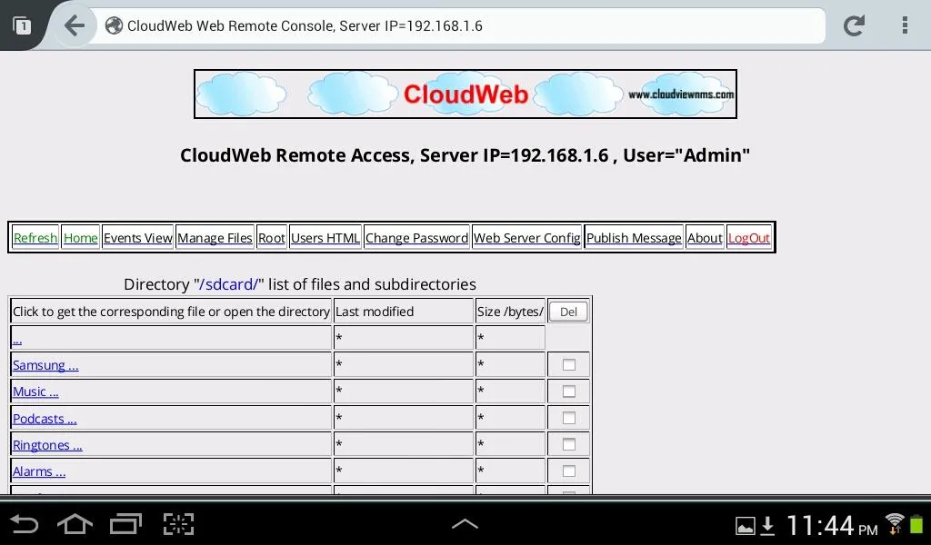 CloudWeb - File & Web Server | Indus Appstore | Screenshot