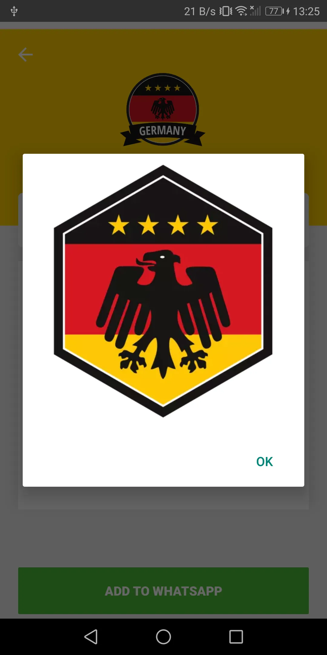 Germany Stickers for WhatsApp | Indus Appstore | Screenshot