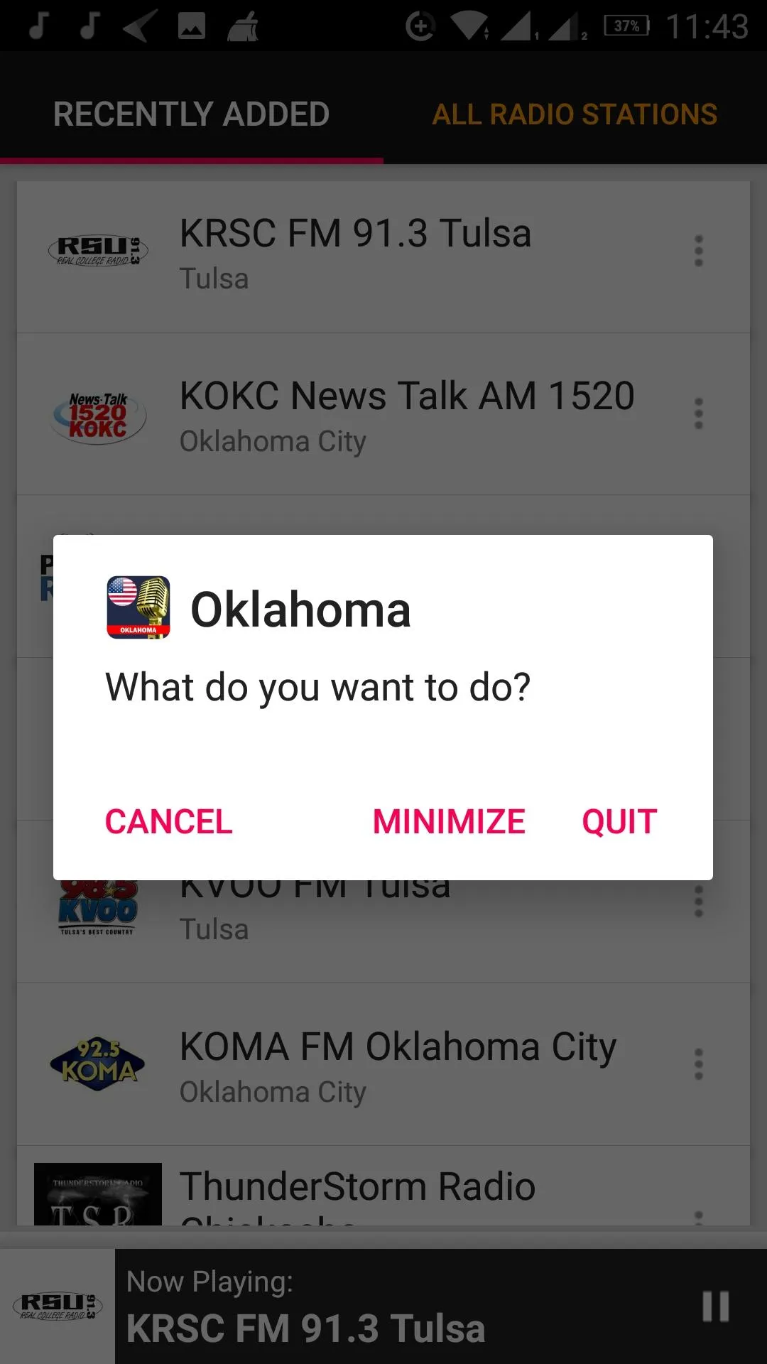 Oklahoma Radio Stations - USA | Indus Appstore | Screenshot