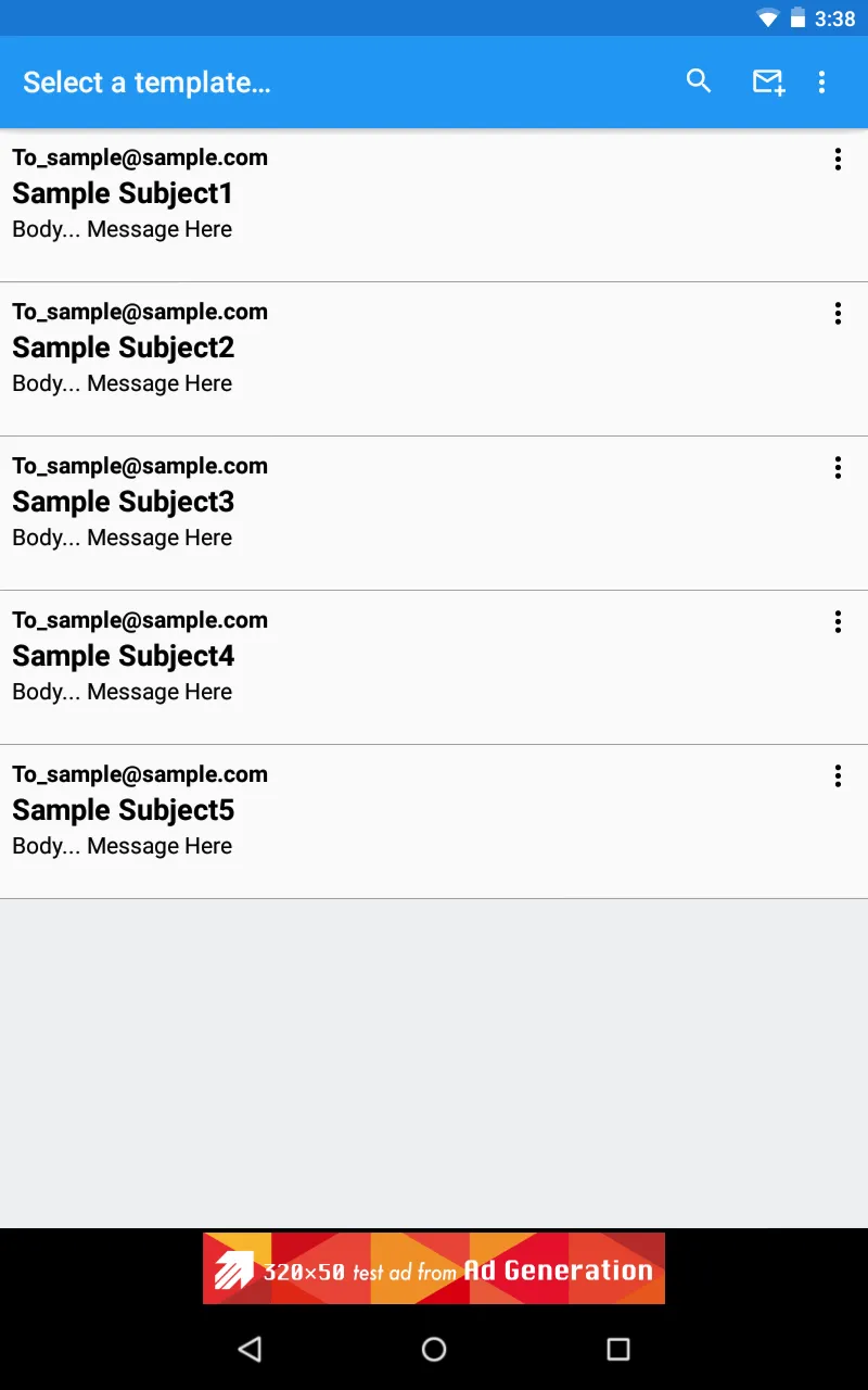 TemplateM - Mail & Message | Indus Appstore | Screenshot