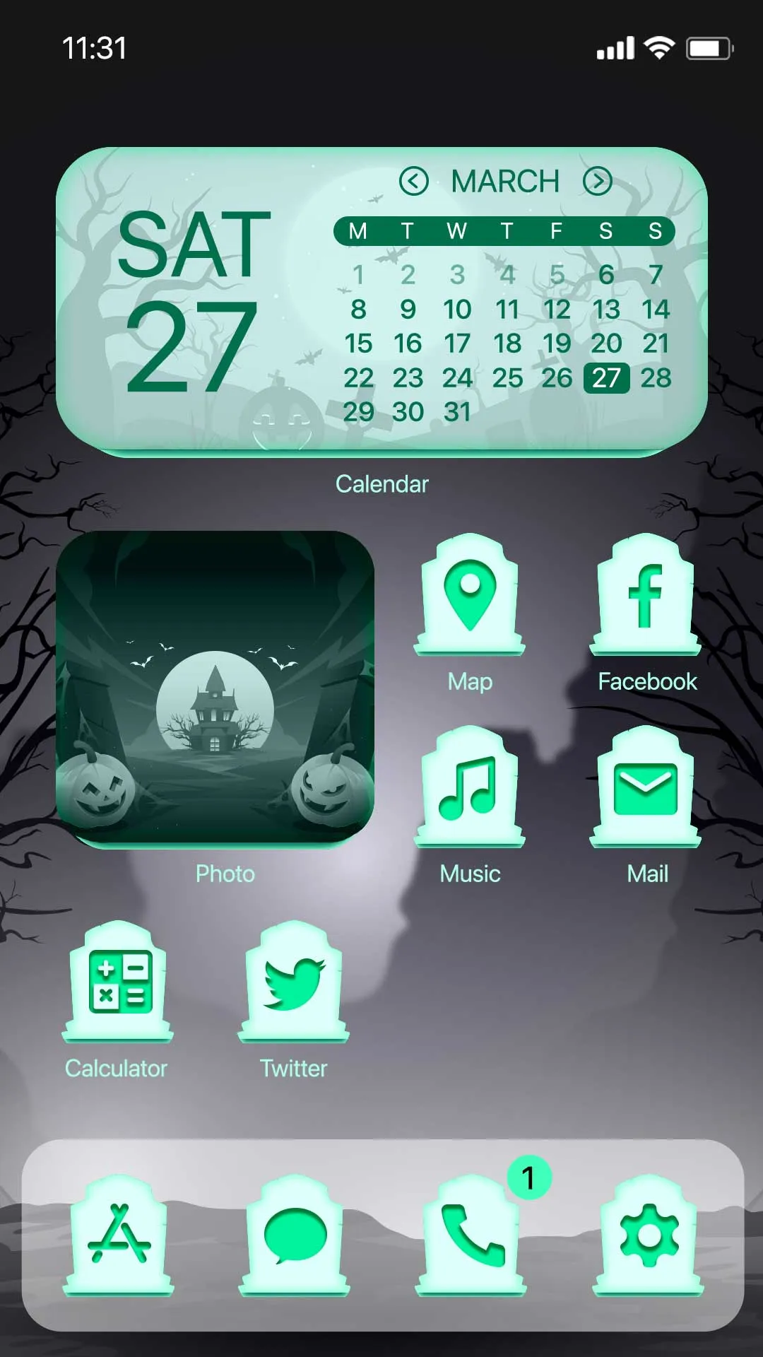 Wow Dark Halloween Theme | Indus Appstore | Screenshot