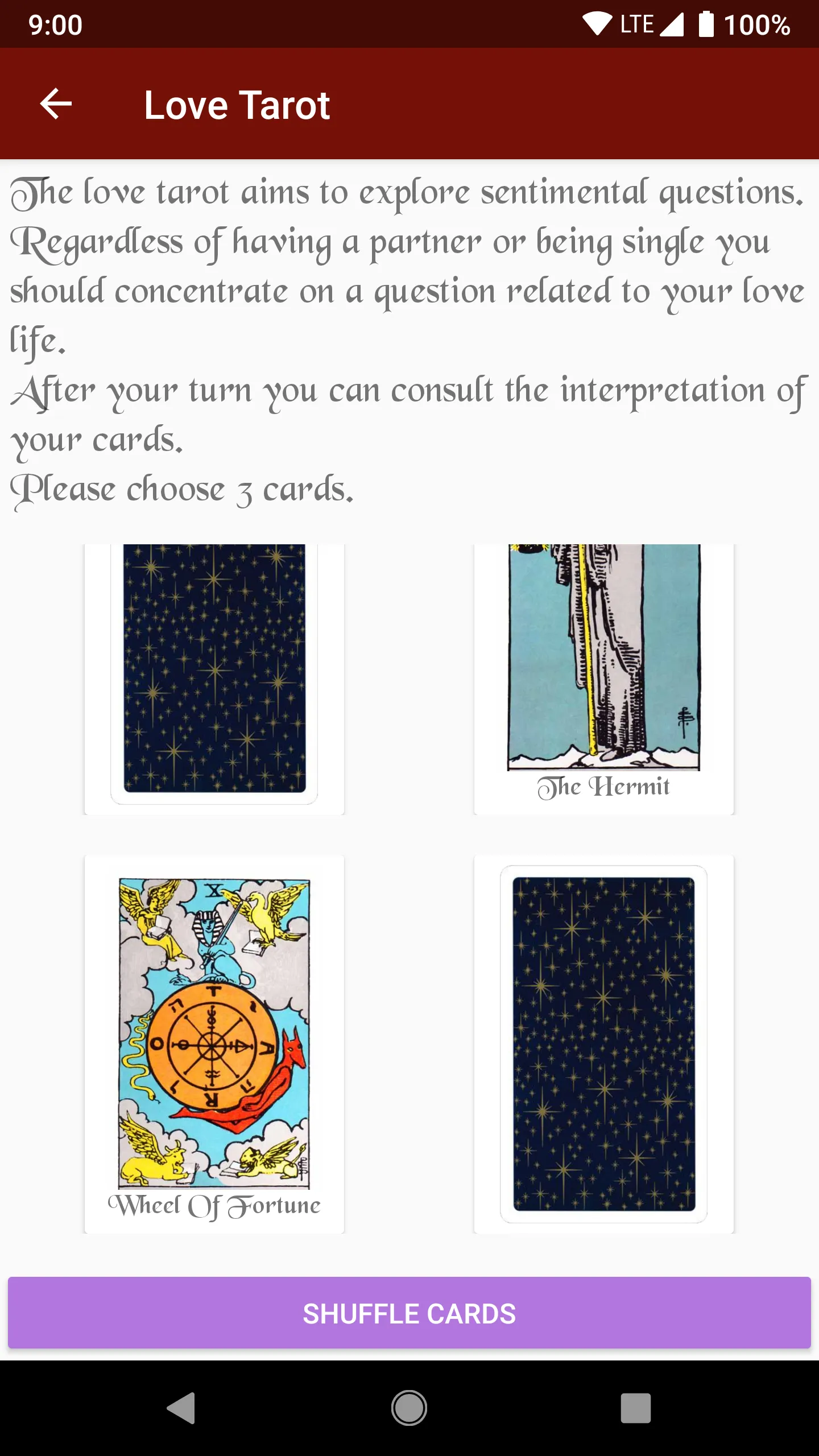 Tarot Card Reading | Indus Appstore | Screenshot