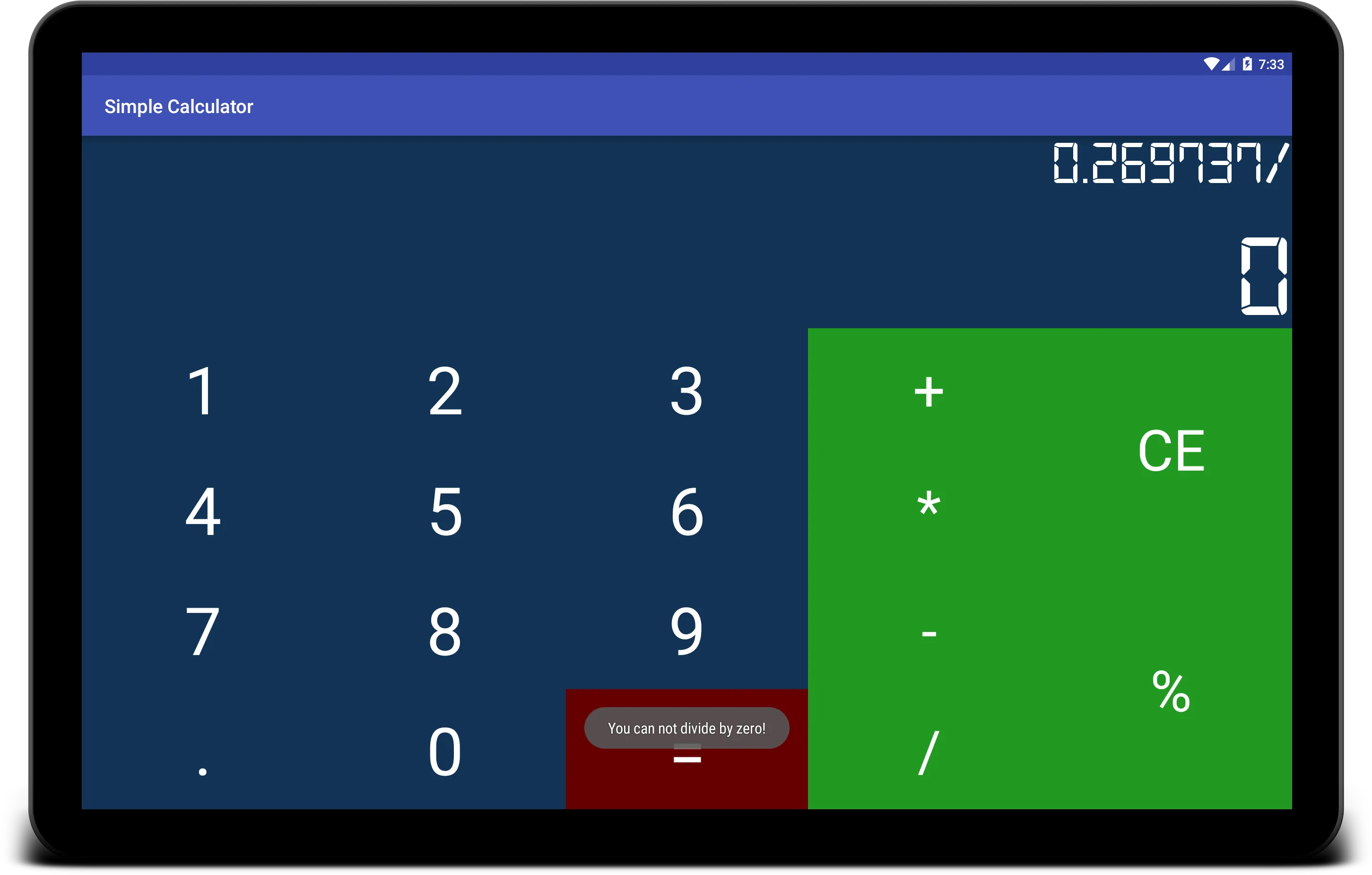 Simple Calculator | Indus Appstore | Screenshot