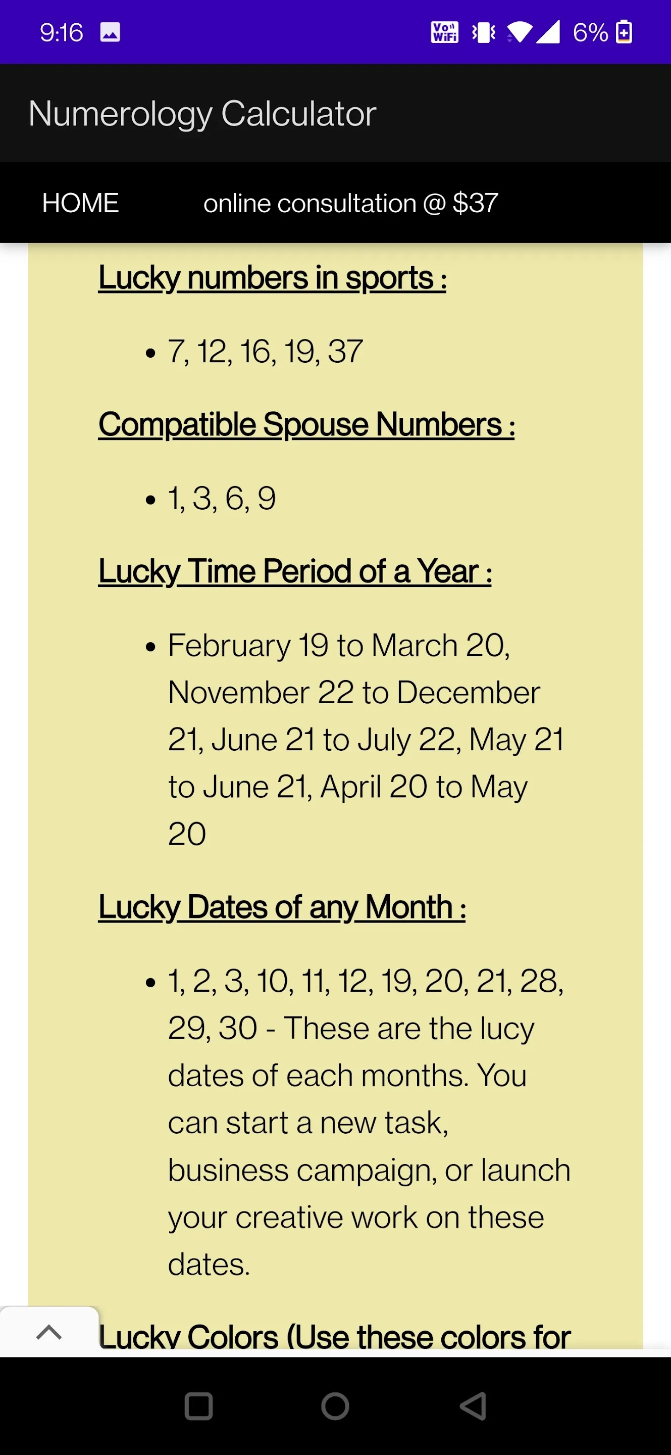Numerology Calculator App | Indus Appstore | Screenshot