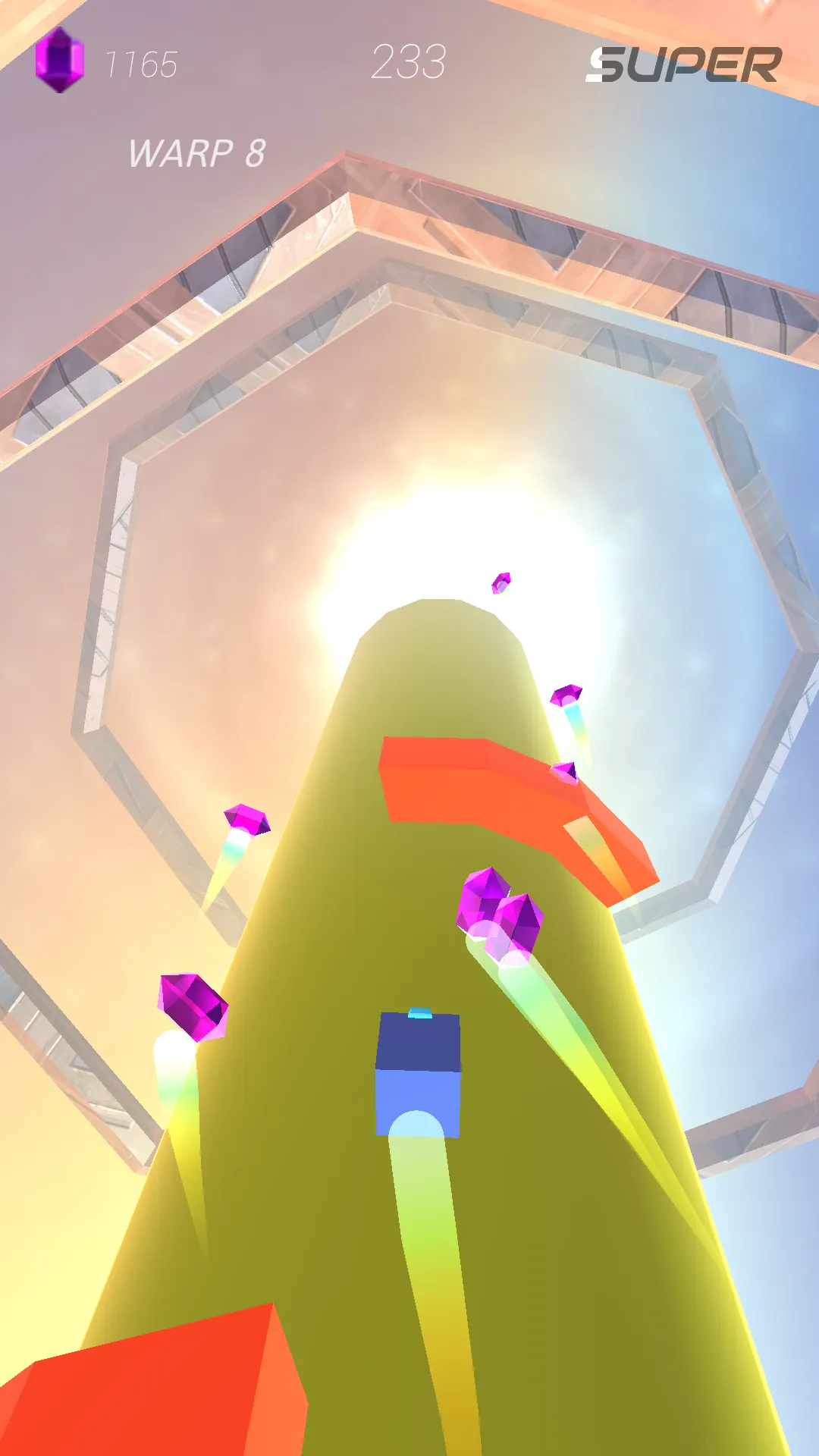 Warp and Roll : Space Tube Run | Indus Appstore | Screenshot