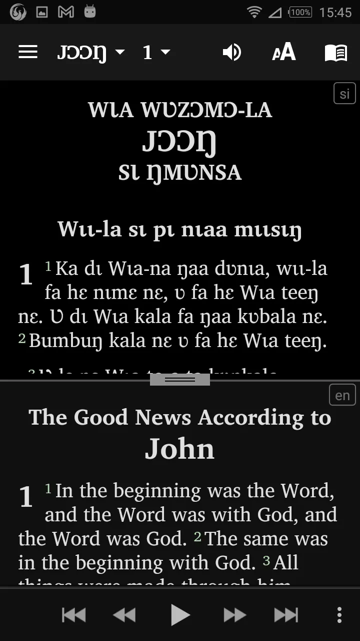 Sisaala Bible with English | Indus Appstore | Screenshot