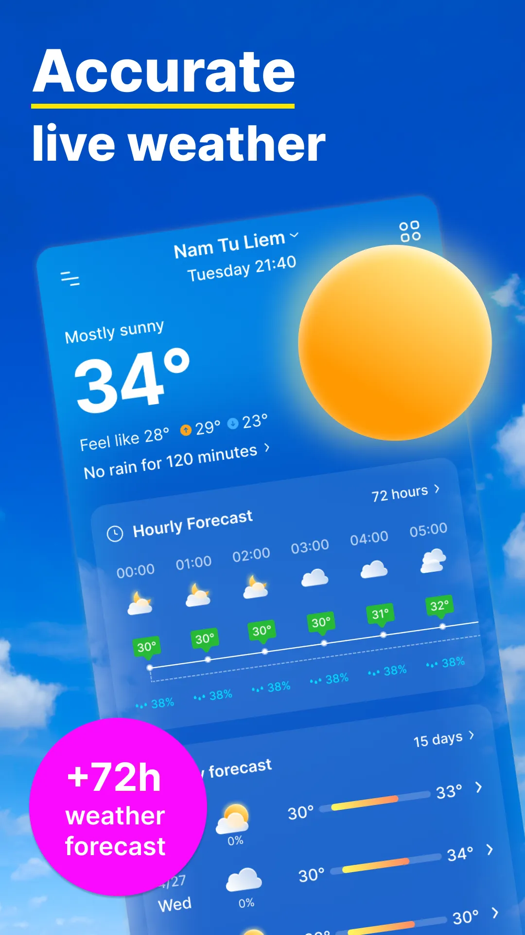 Weather Forecast - Live Radar | Indus Appstore | Screenshot