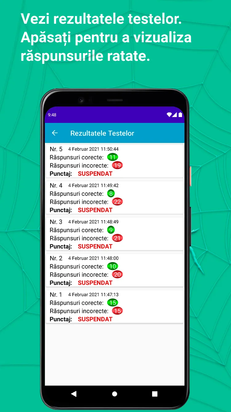 Chestionare examen de vânător | Indus Appstore | Screenshot