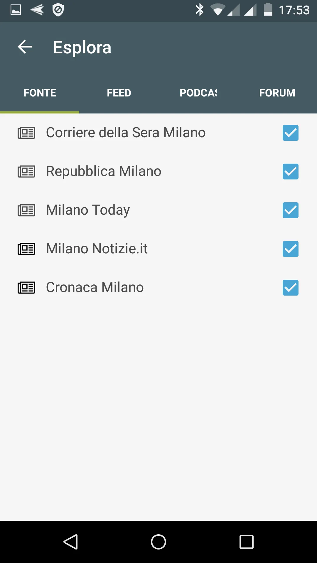 Milano notizie locali | Indus Appstore | Screenshot