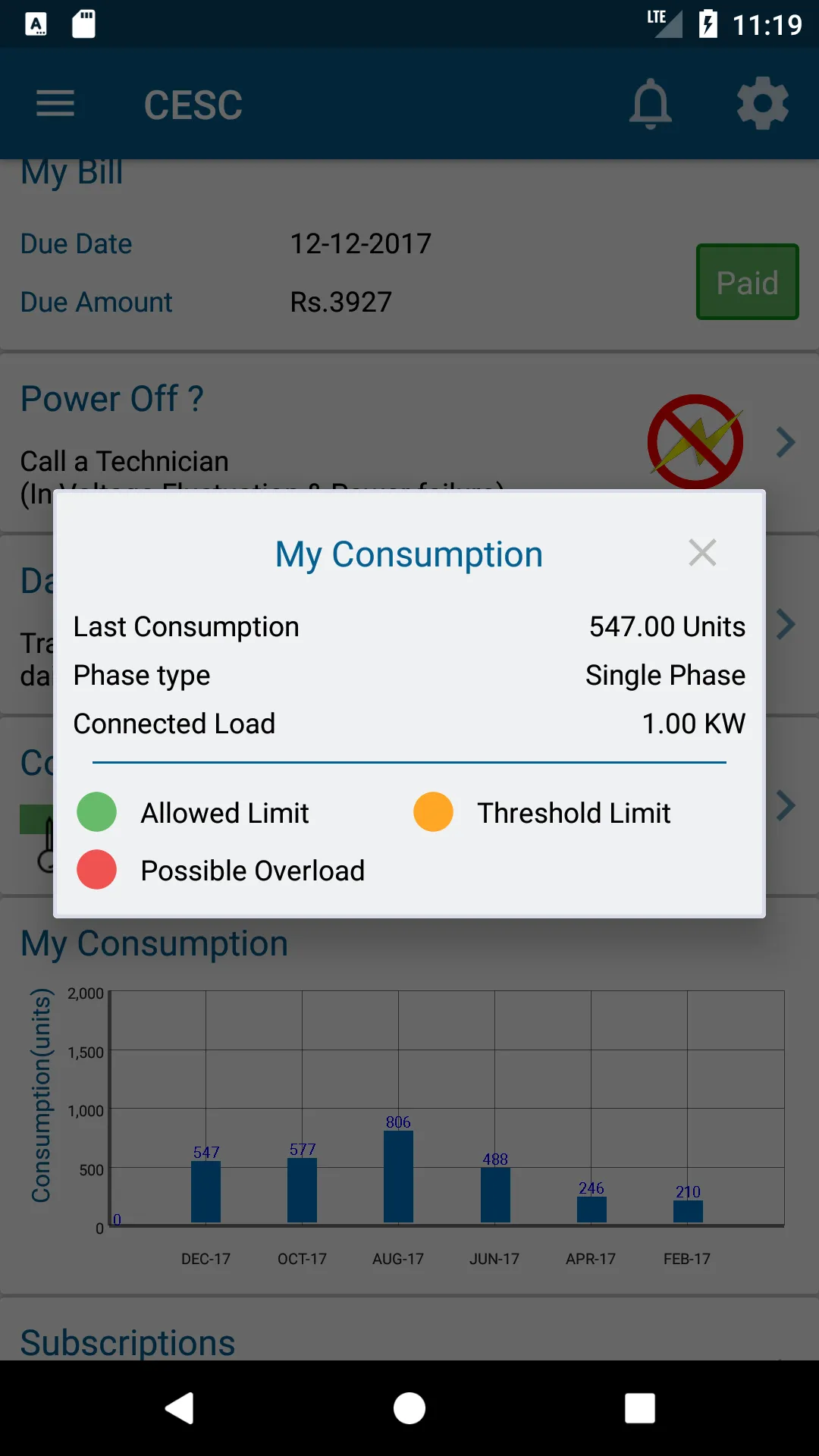 CESC Rajasthan - RajVidyut | Indus Appstore | Screenshot