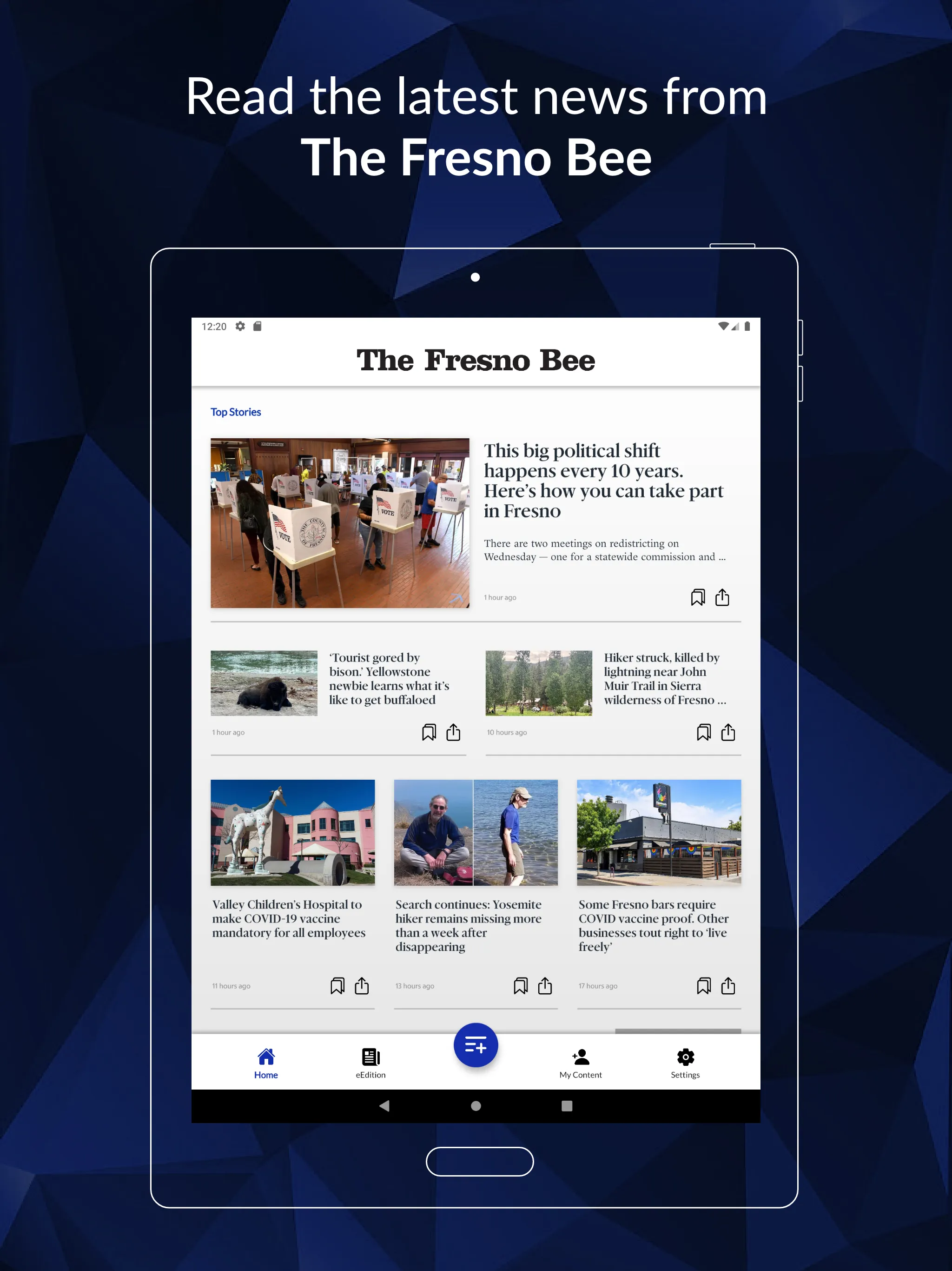 Fresno Bee newspaper | Indus Appstore | Screenshot