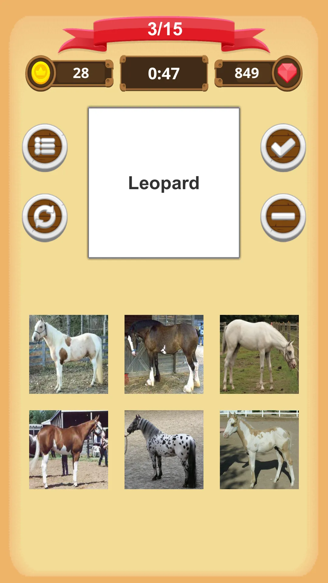 Horse Coat Colors Quiz | Indus Appstore | Screenshot