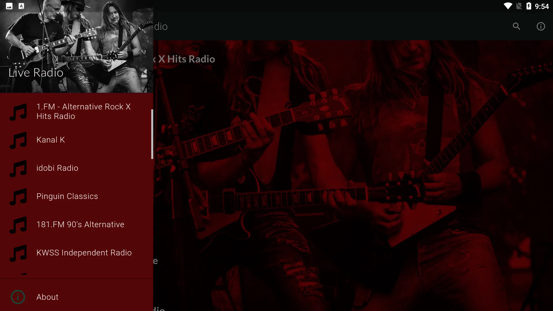 Online Alternative Rock Radio | Indus Appstore | Screenshot