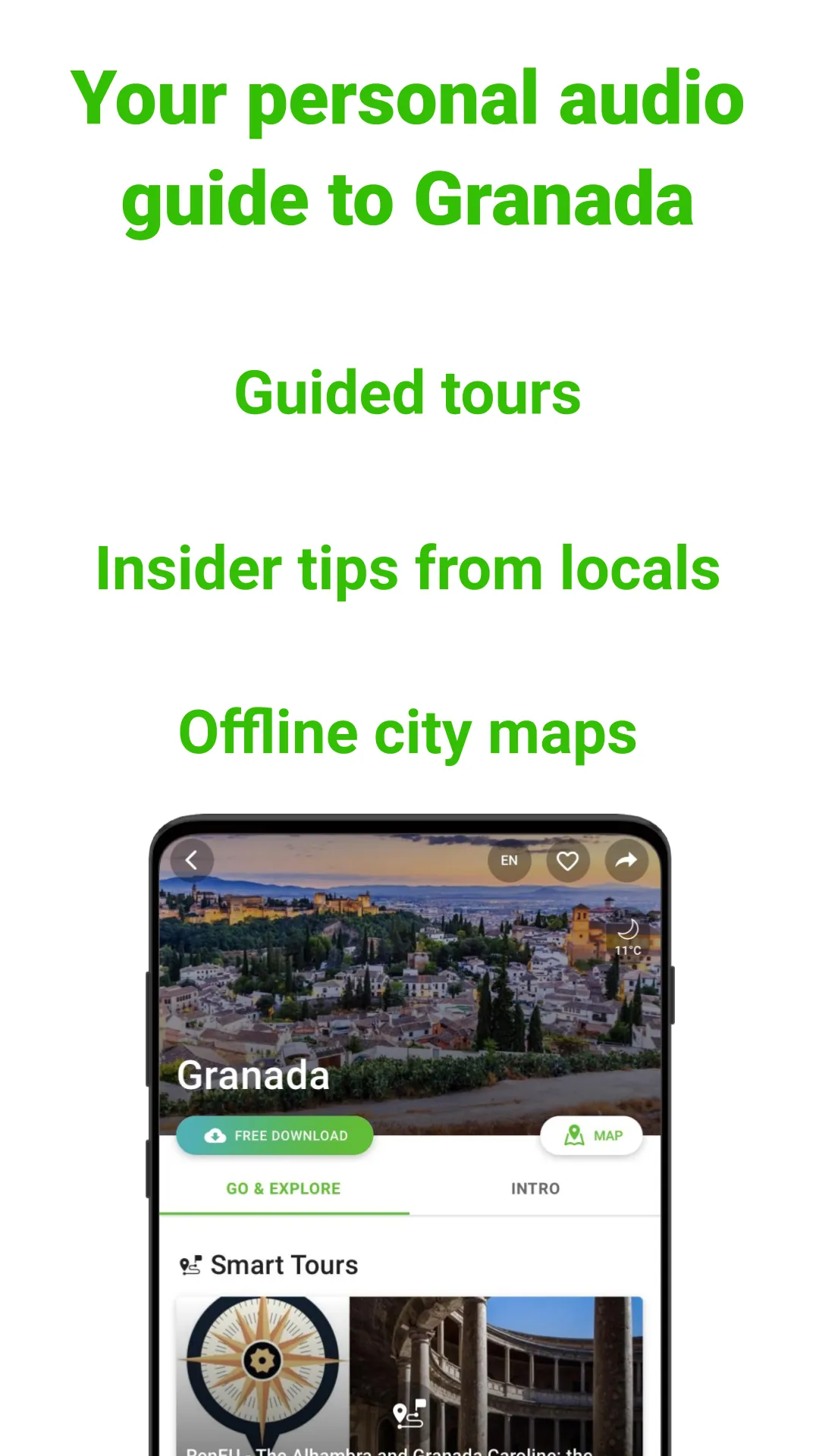 Granada Tour Guide:SmartGuide | Indus Appstore | Screenshot