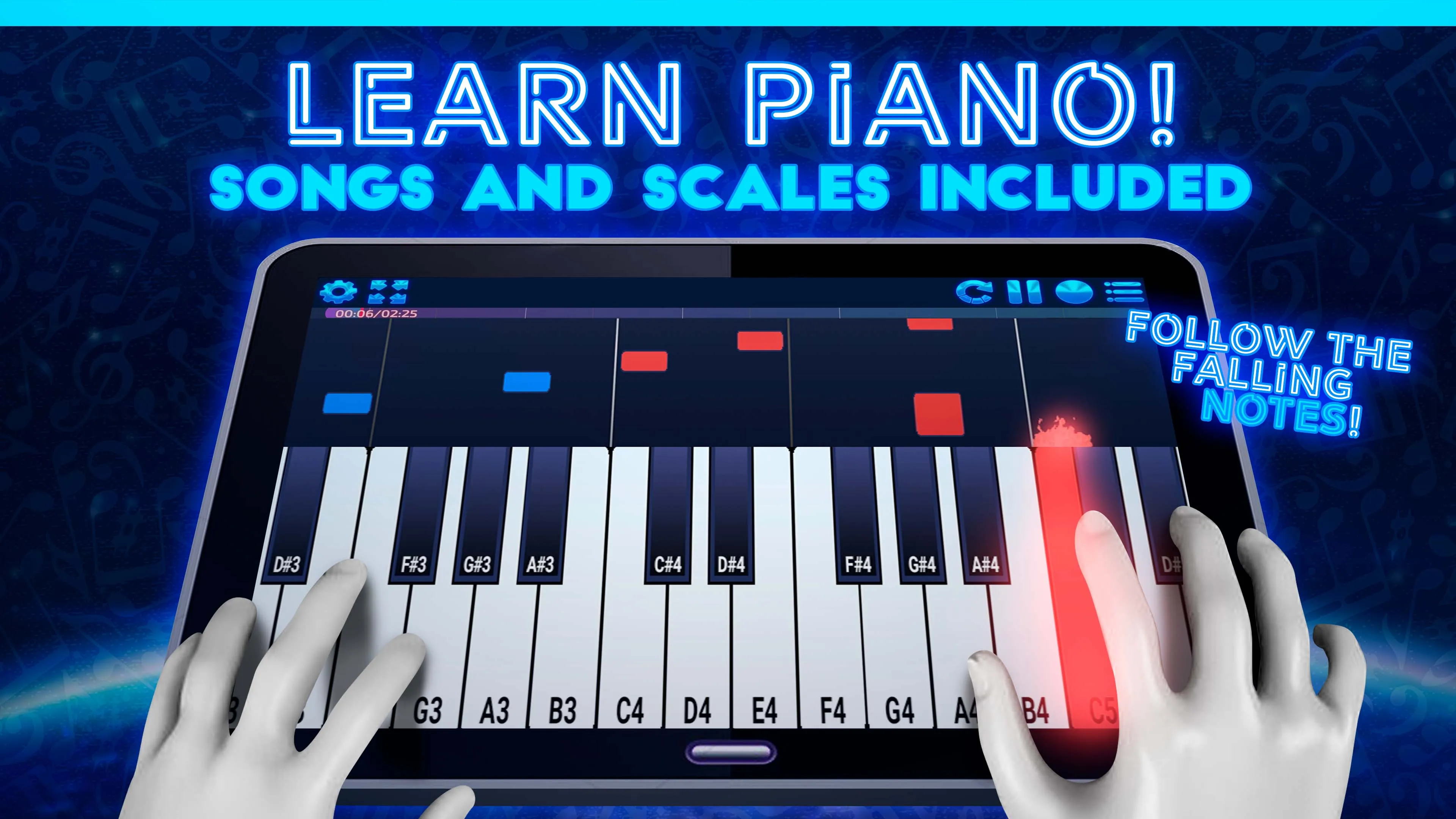 Pianopia: MIDI Piano Player | Indus Appstore | Screenshot