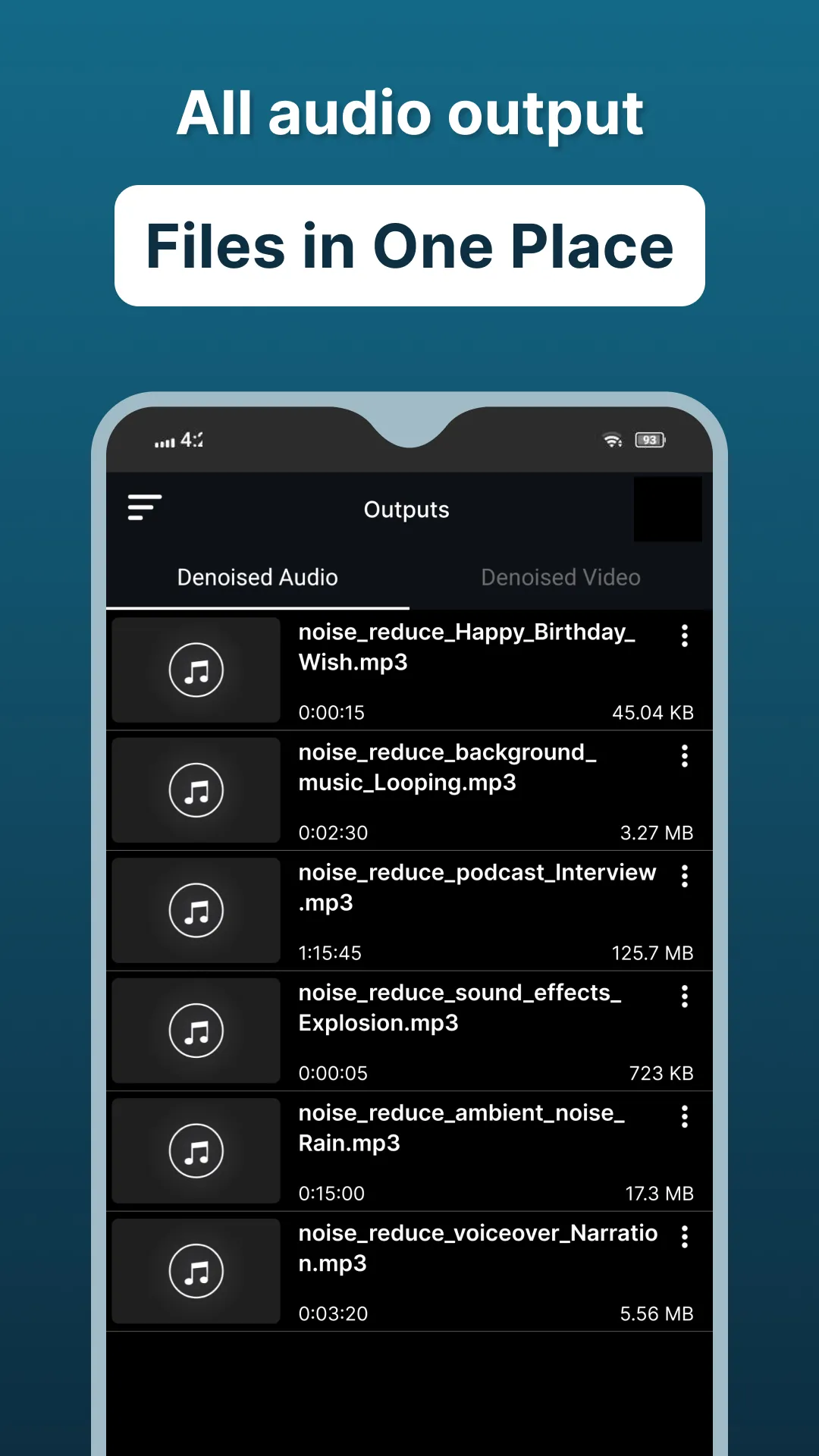 Audio Video Noise Reducer V2 | Indus Appstore | Screenshot