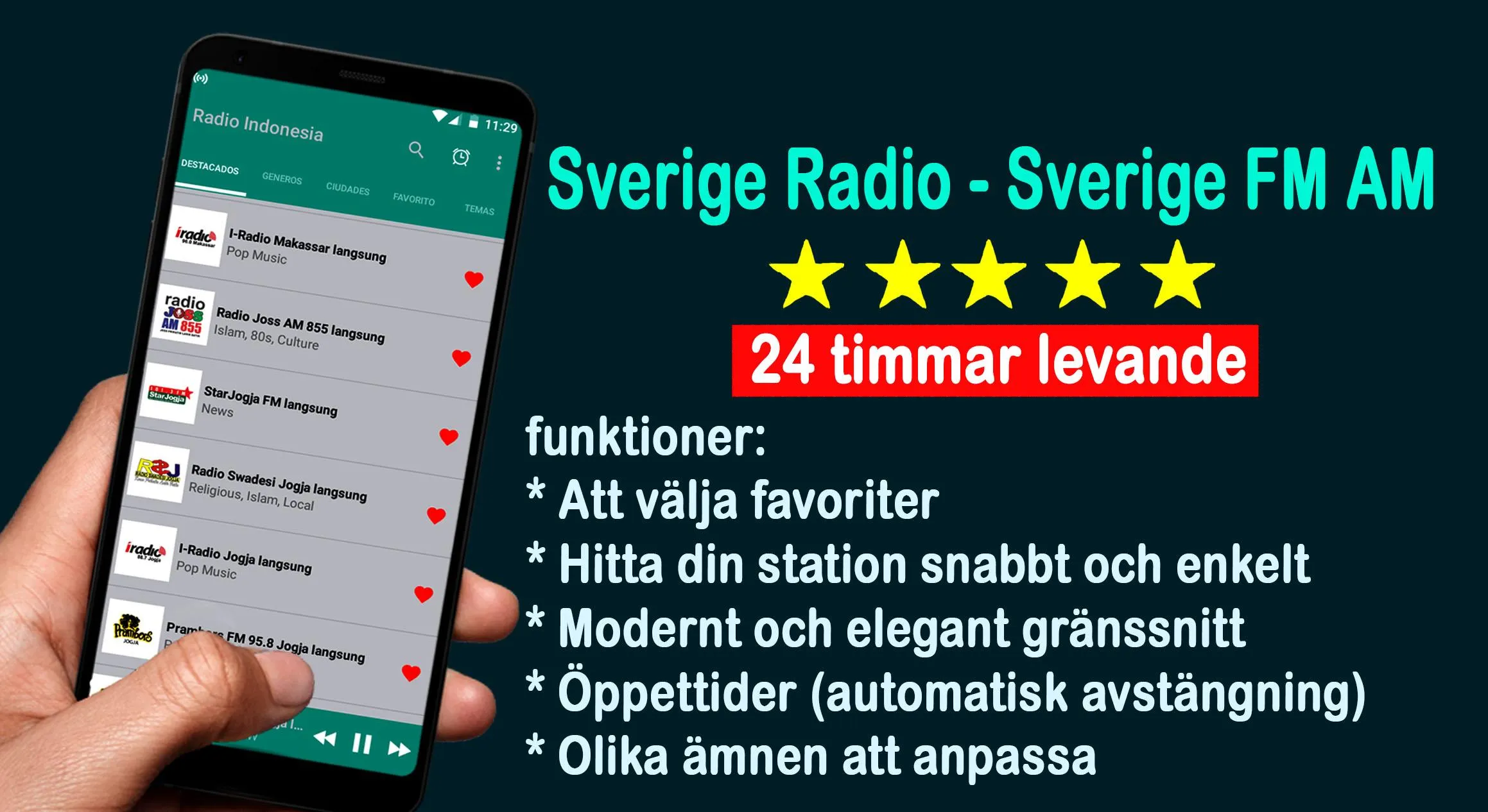 Sverige Radio Play | Indus Appstore | Screenshot