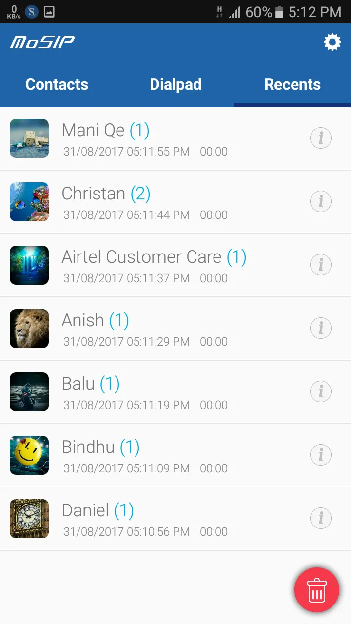 MoSIP Mobile Dialer | Indus Appstore | Screenshot