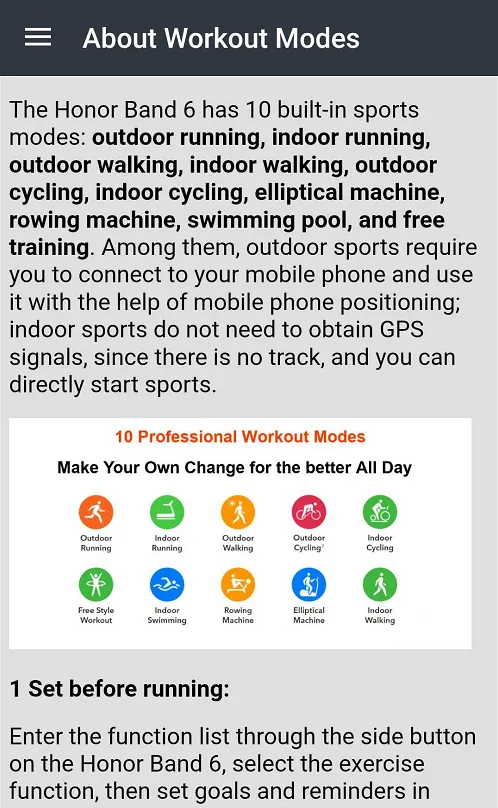 Honor Band 6 Guide | Indus Appstore | Screenshot