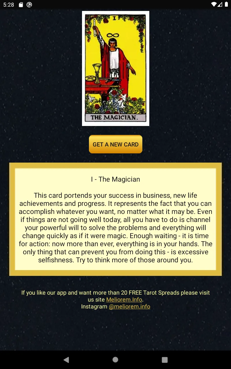 Tarot Every Day | Indus Appstore | Screenshot