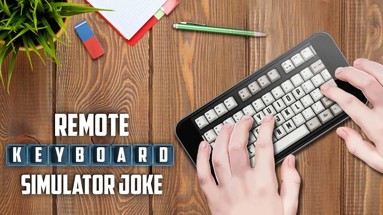 Remote Keyboard Simulator Joke | Indus Appstore | Screenshot