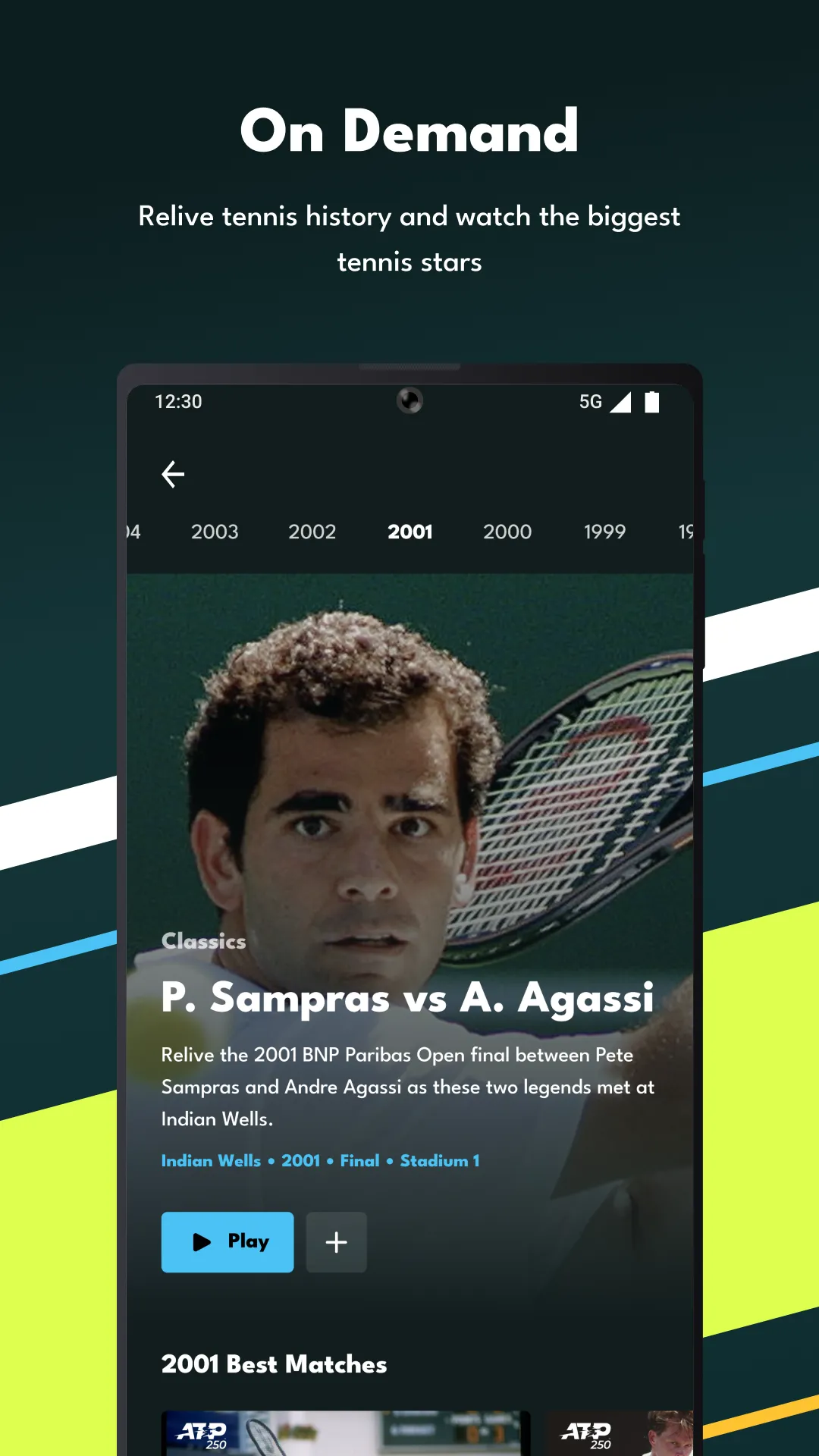 Tennis TV - Live Streaming | Indus Appstore | Screenshot