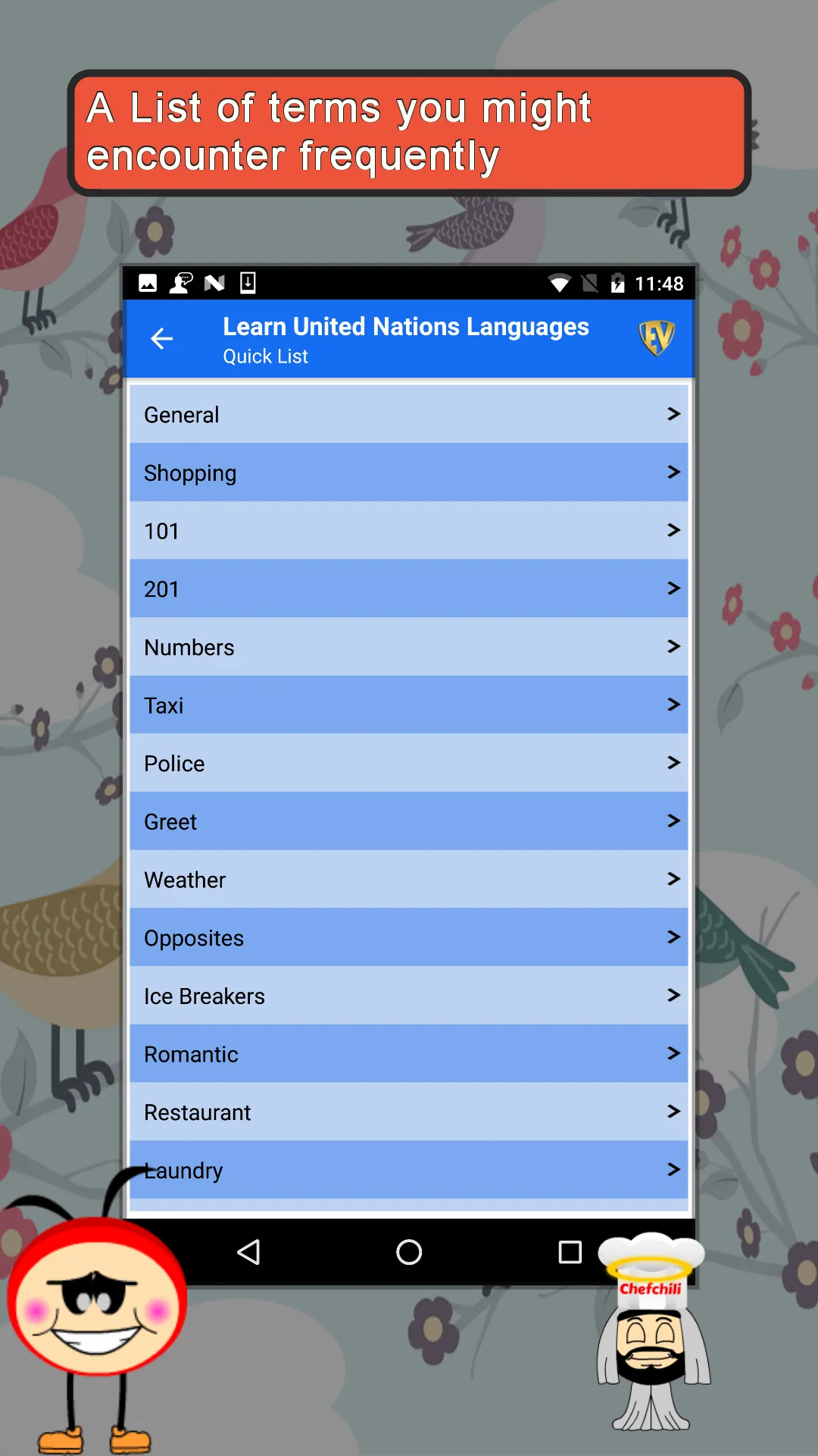 Learn UN Official Languages | Indus Appstore | Screenshot