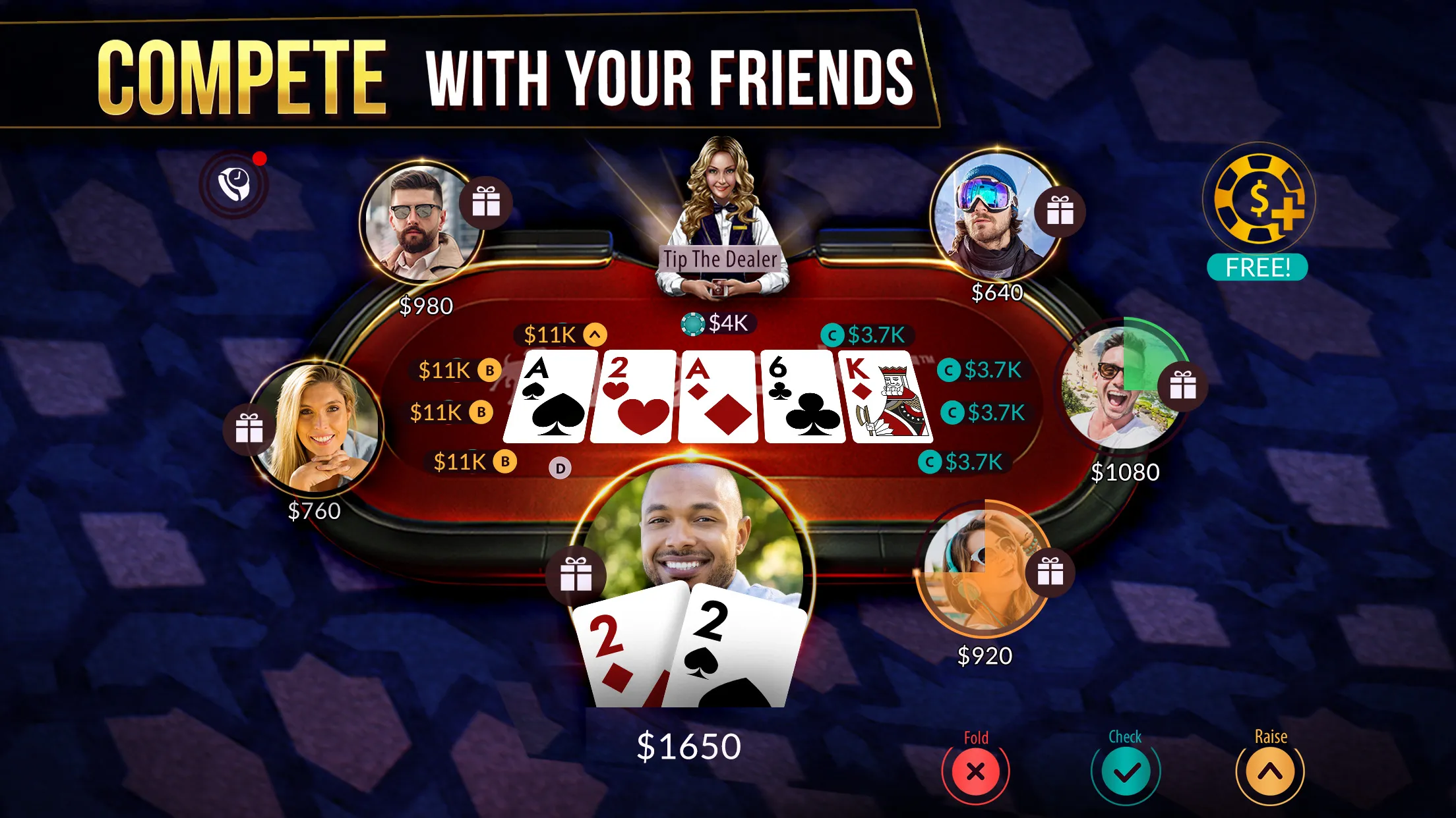 Zynga Poker ™ – Texas Holdem | Indus Appstore | Screenshot
