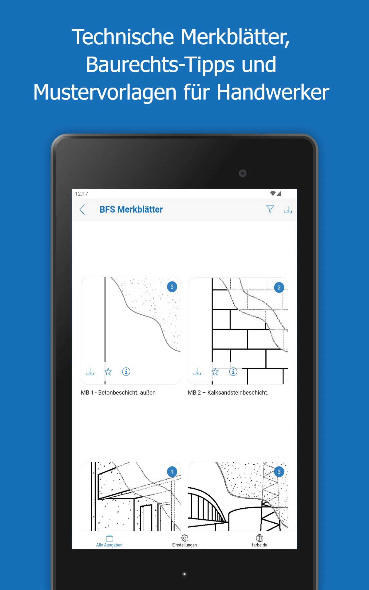 Maler App für Büro, Baustelle | Indus Appstore | Screenshot