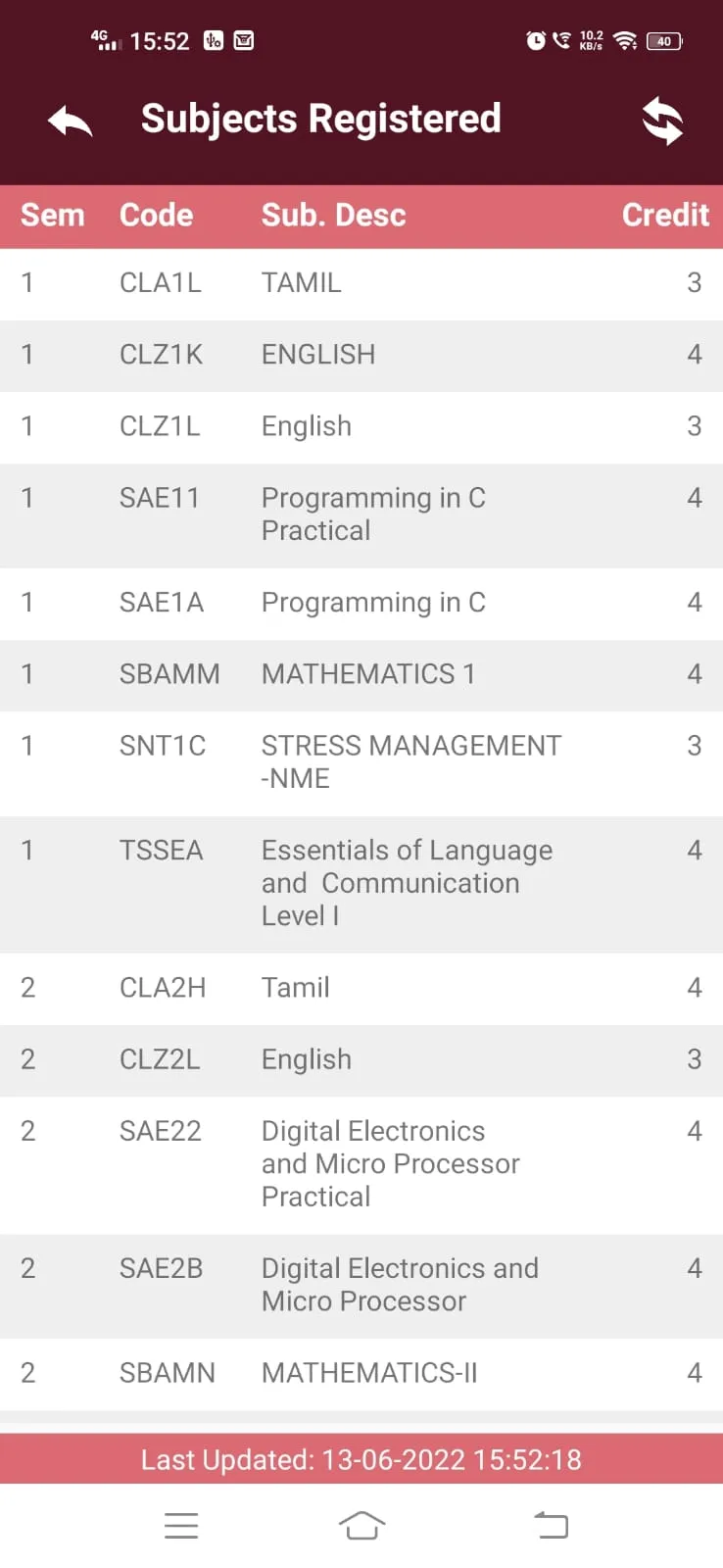 Shasun eVarsity Student Portal | Indus Appstore | Screenshot