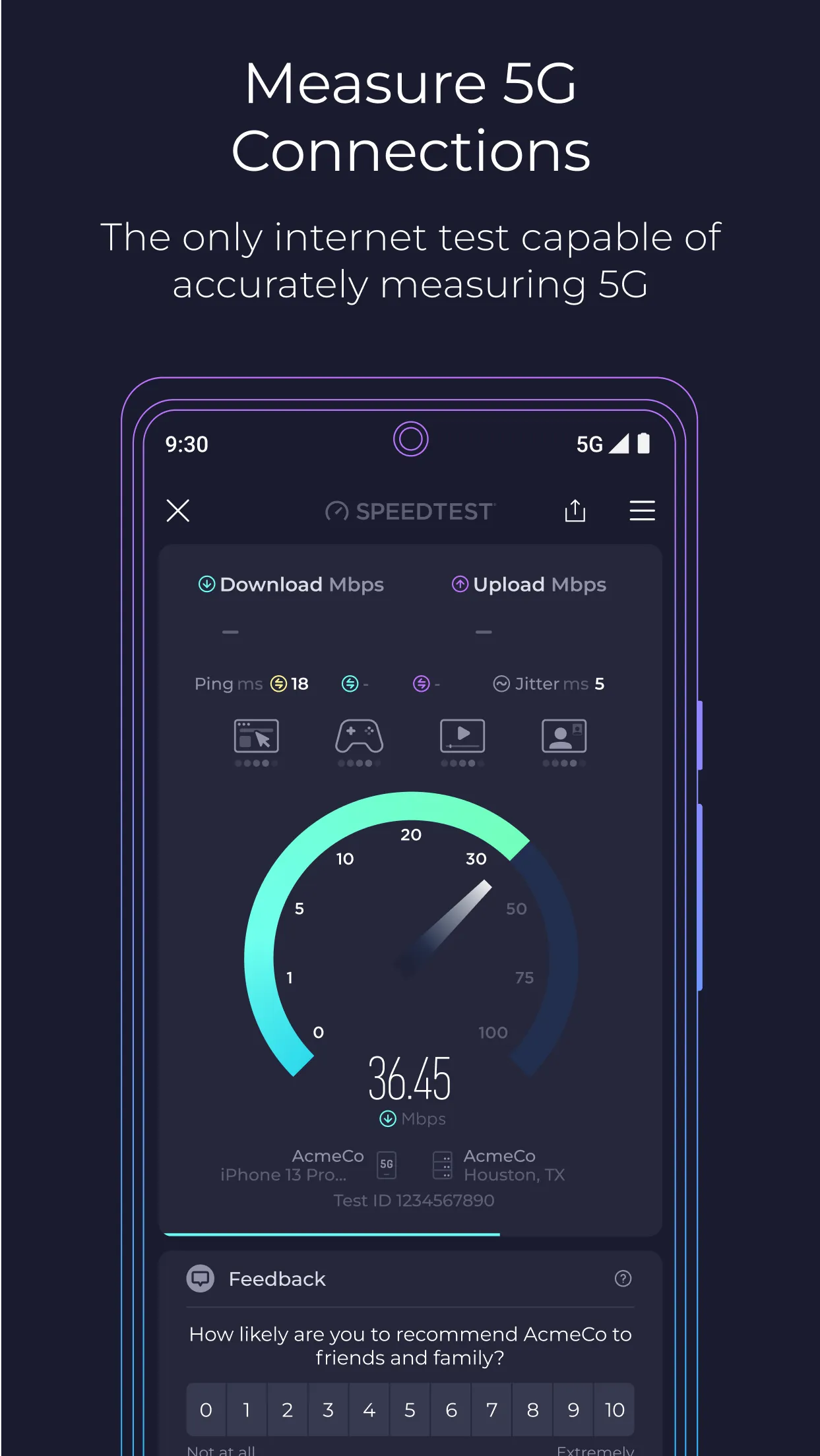 Speedtest by Ookla | Indus Appstore | Screenshot