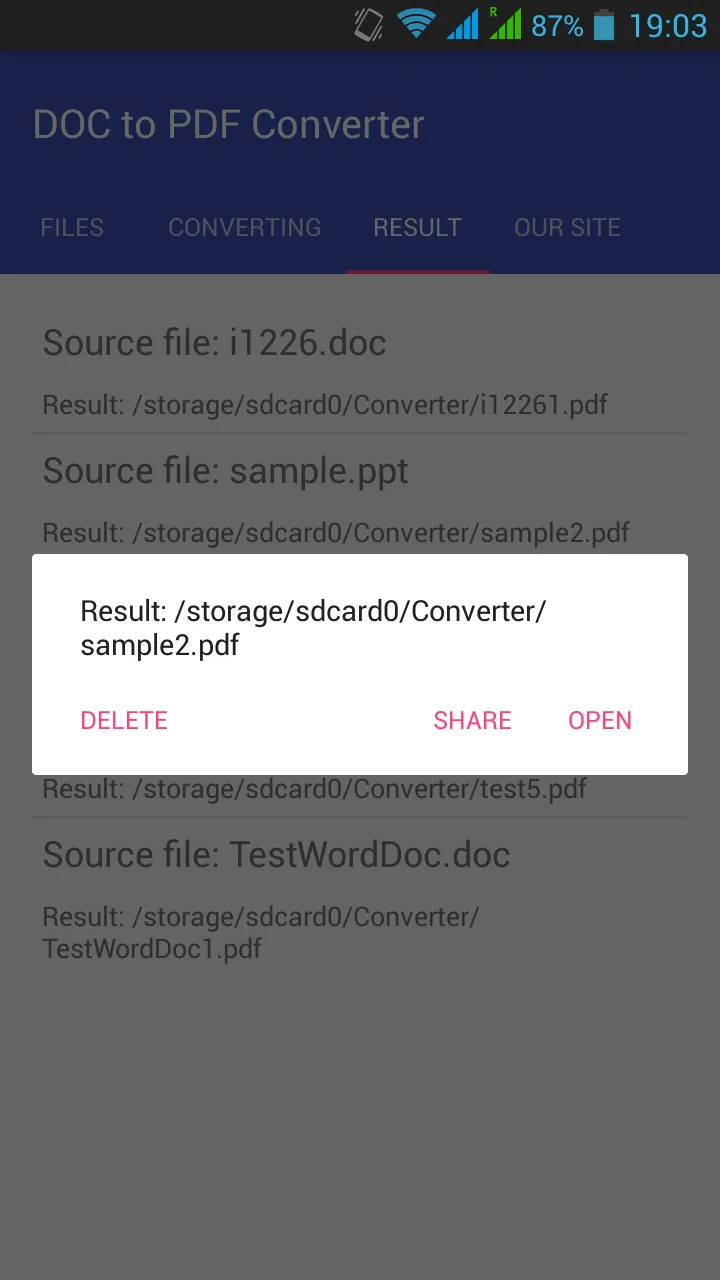 DOC to PDF Converter | Indus Appstore | Screenshot