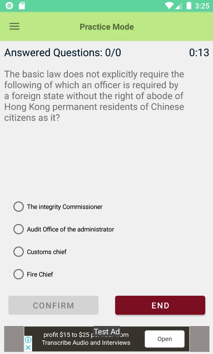 Hong Kong Basic Law Quiz | Indus Appstore | Screenshot