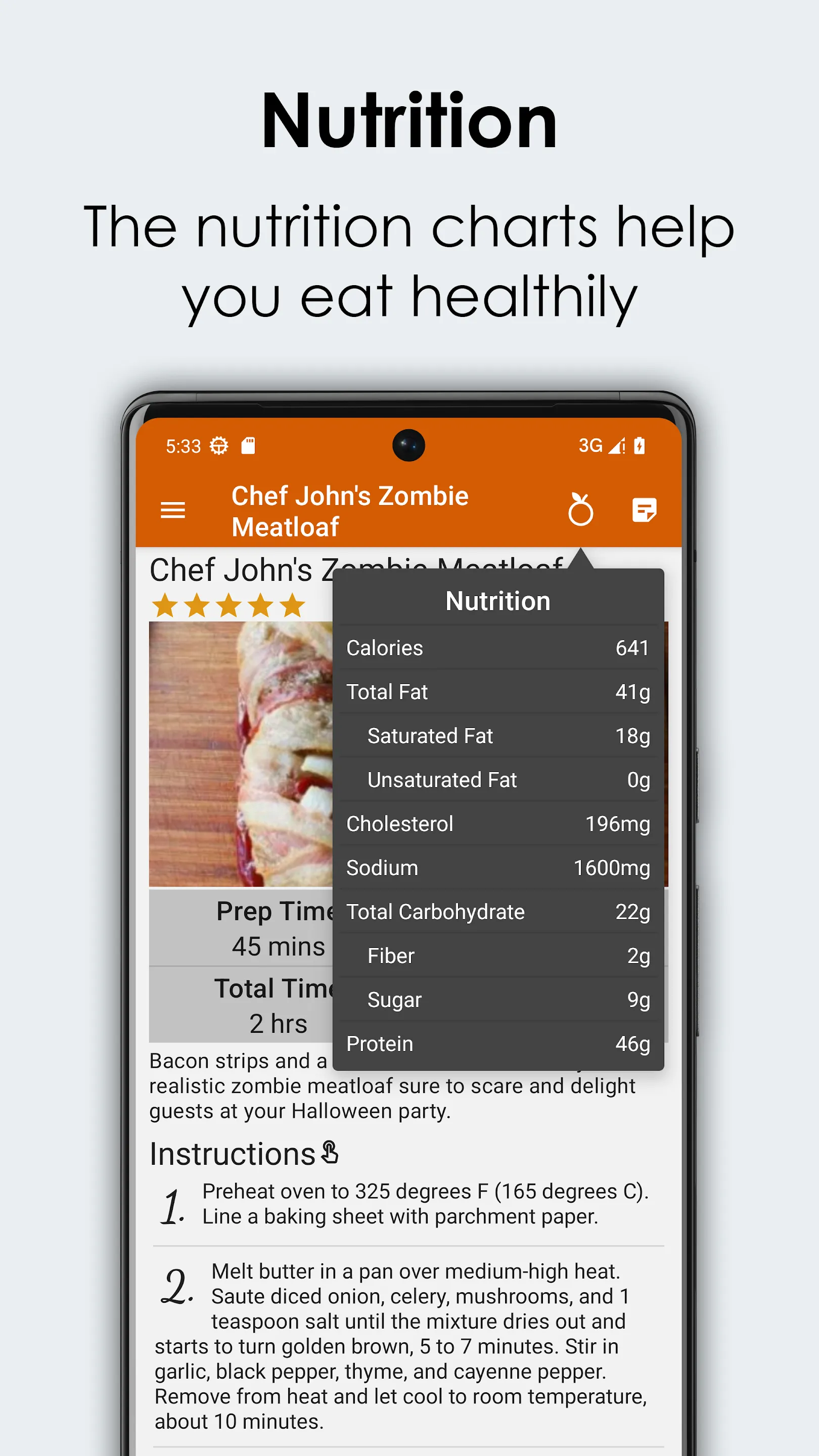 Halloween Recipes Cookbook | Indus Appstore | Screenshot