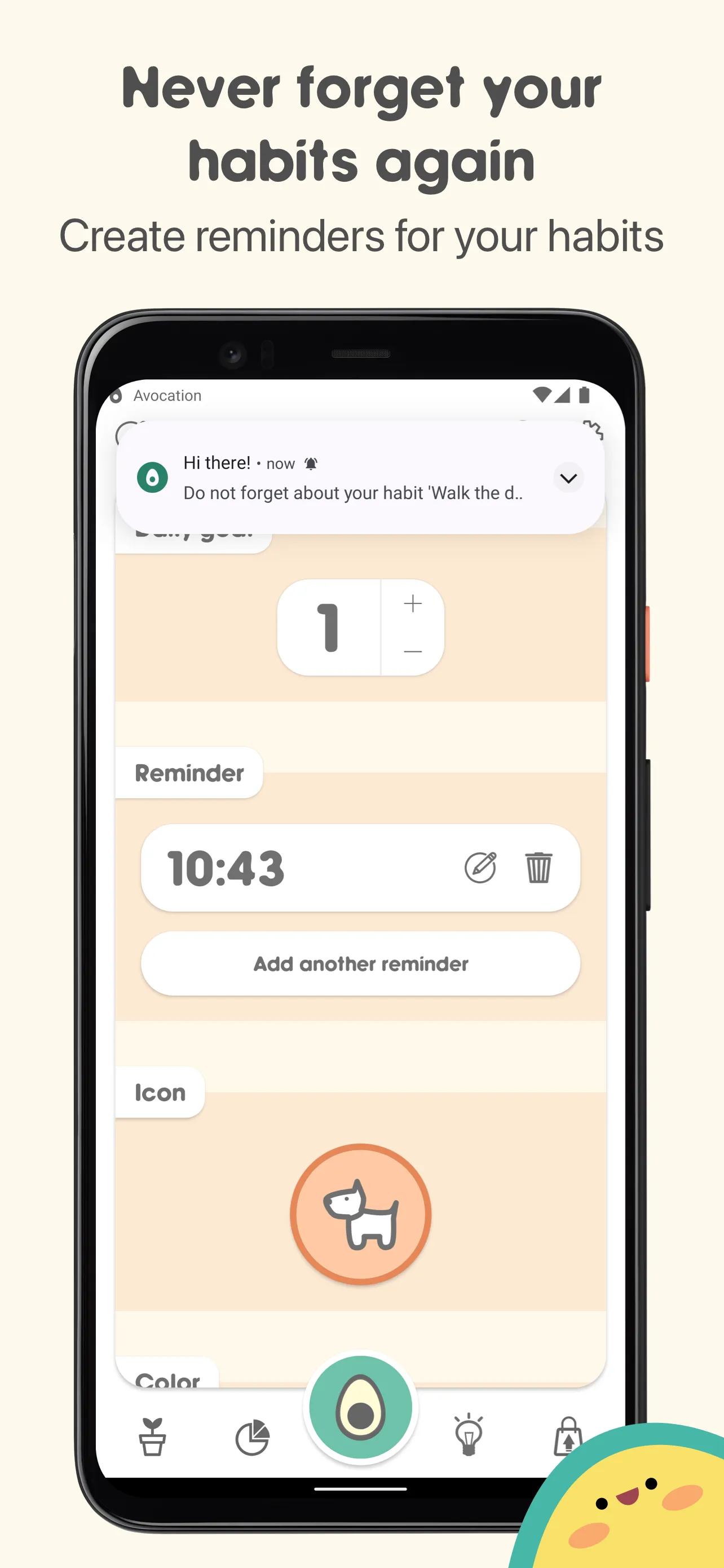 Avocation Goal & Habit Tracker | Indus Appstore | Screenshot