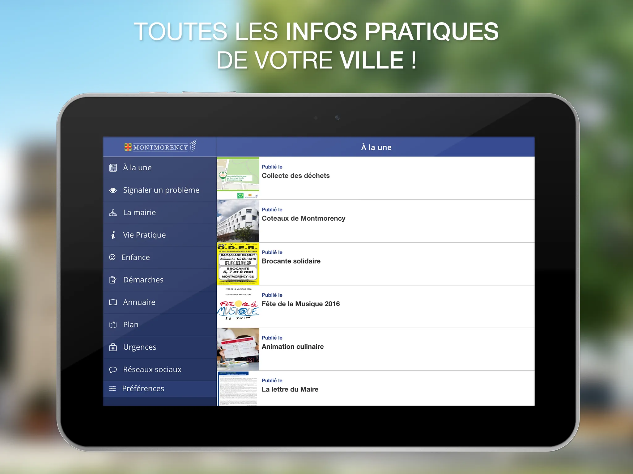 Ville de Montmorency | Indus Appstore | Screenshot