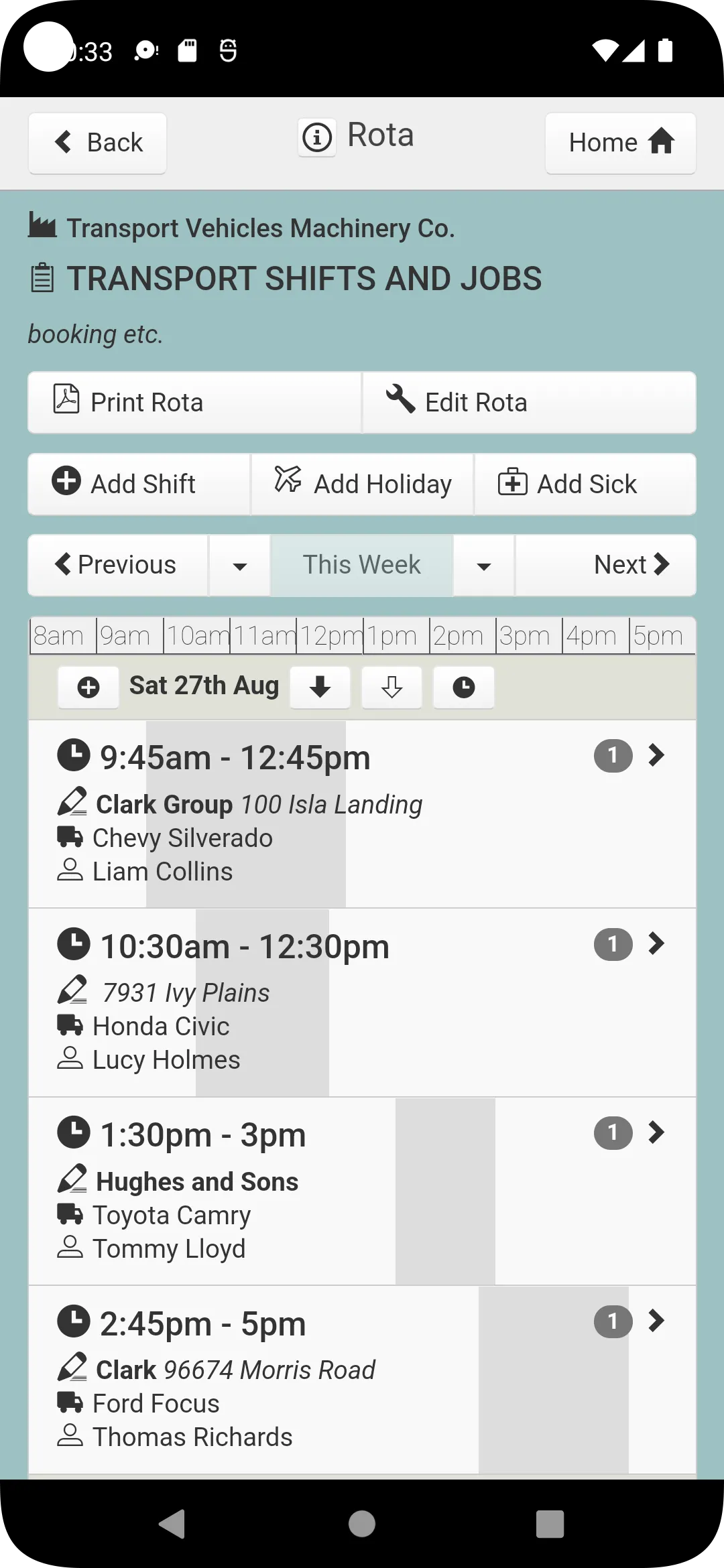 Rotaville - Work Rota App | Indus Appstore | Screenshot